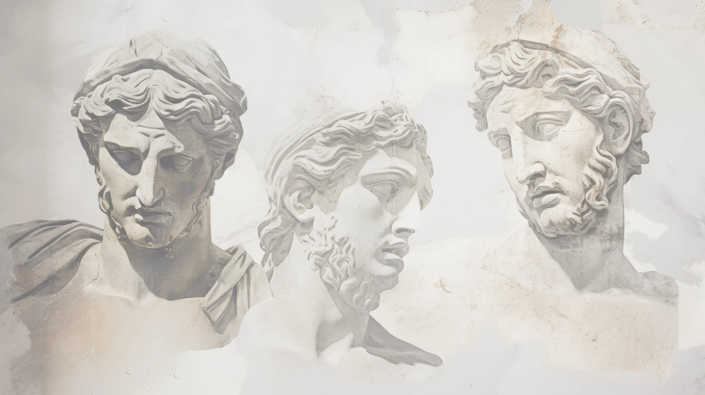 Prezentacja całego wzoru fototapety o nazwie Apollo's Contemplation