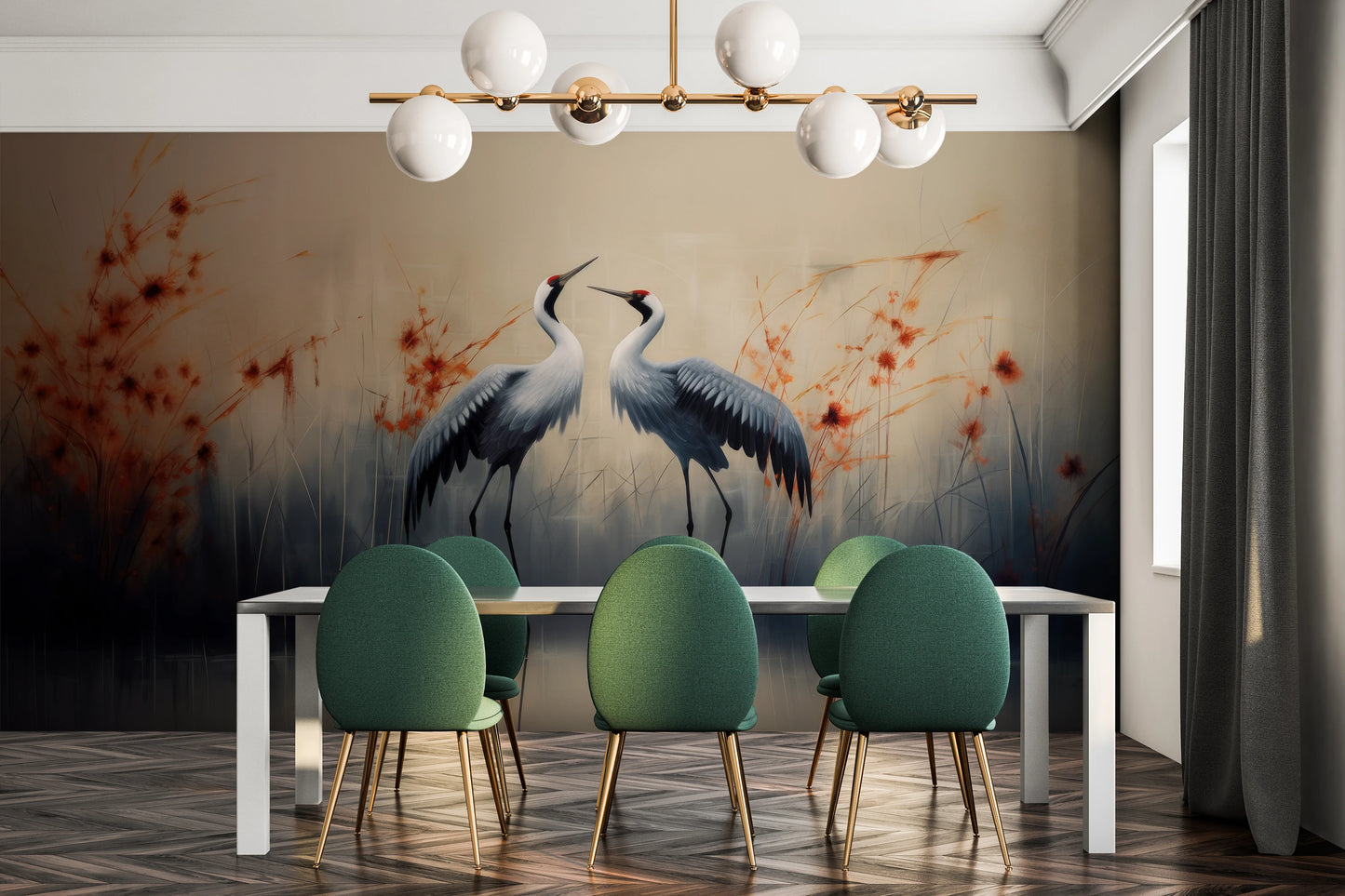 Fototapeta o nazwie Morning Mist użyta w aranzacji wnętrza.