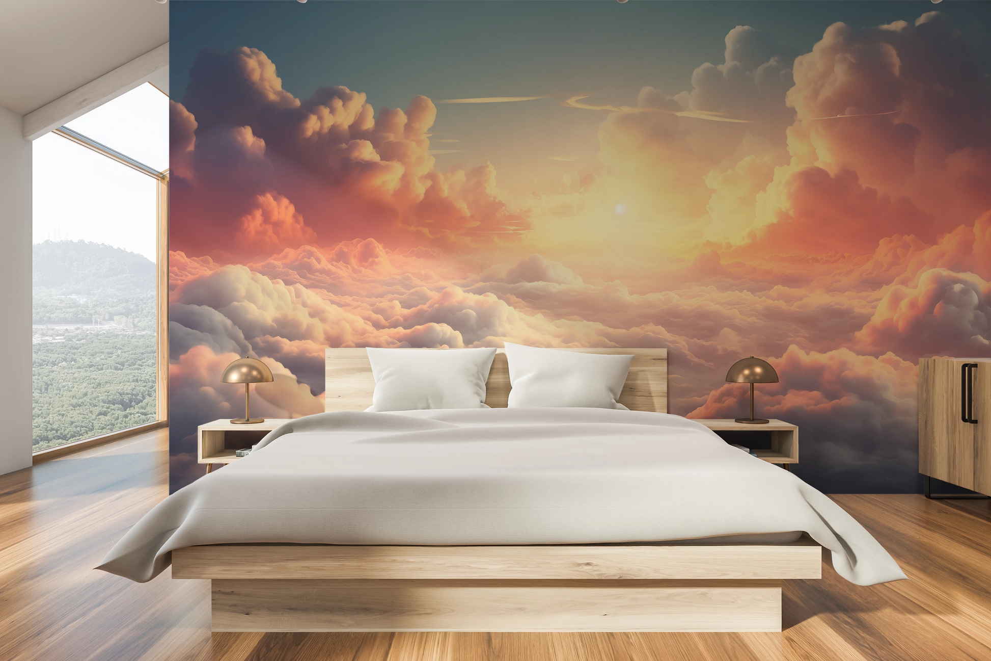 Fototapeta o nazwie Sunset Serenade użyta w aranzacji wnętrza.