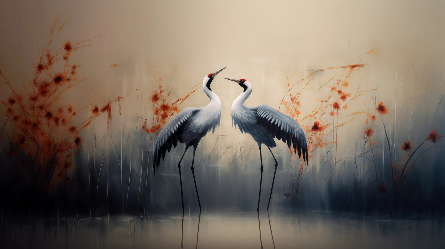 Prezentacja całego wzoru fototapety o nazwie Morning Mist