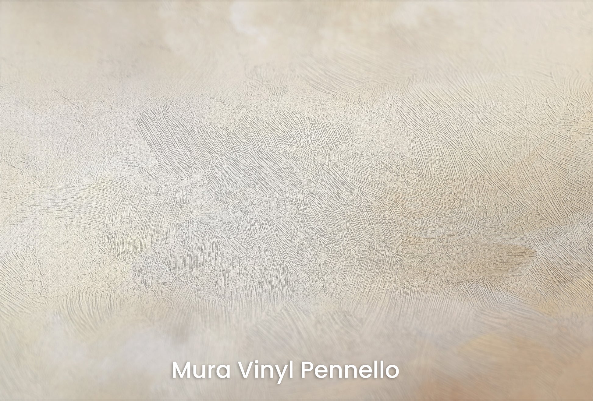Zbliżenie na artystyczną fototapetę o nazwie SOLAR FLARE AURA na podłożu Mura Vinyl Pennello - faktura pociągnięć pędzla malarskiego.