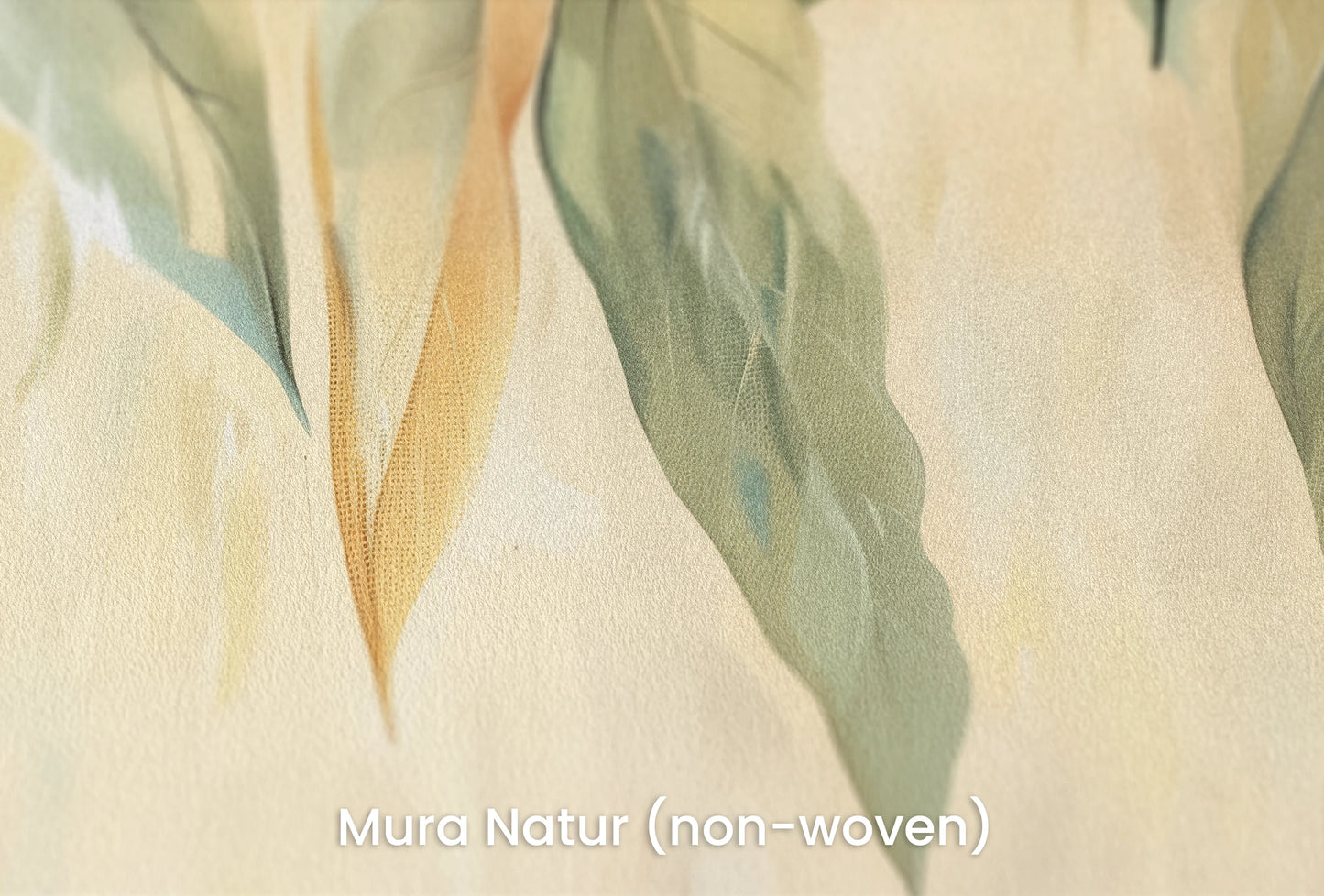 Zbliżenie na artystyczną fototapetę o nazwie Whimsical Fall na podłożu Mura Natur (non-woven) - naturalne i ekologiczne podłoże.