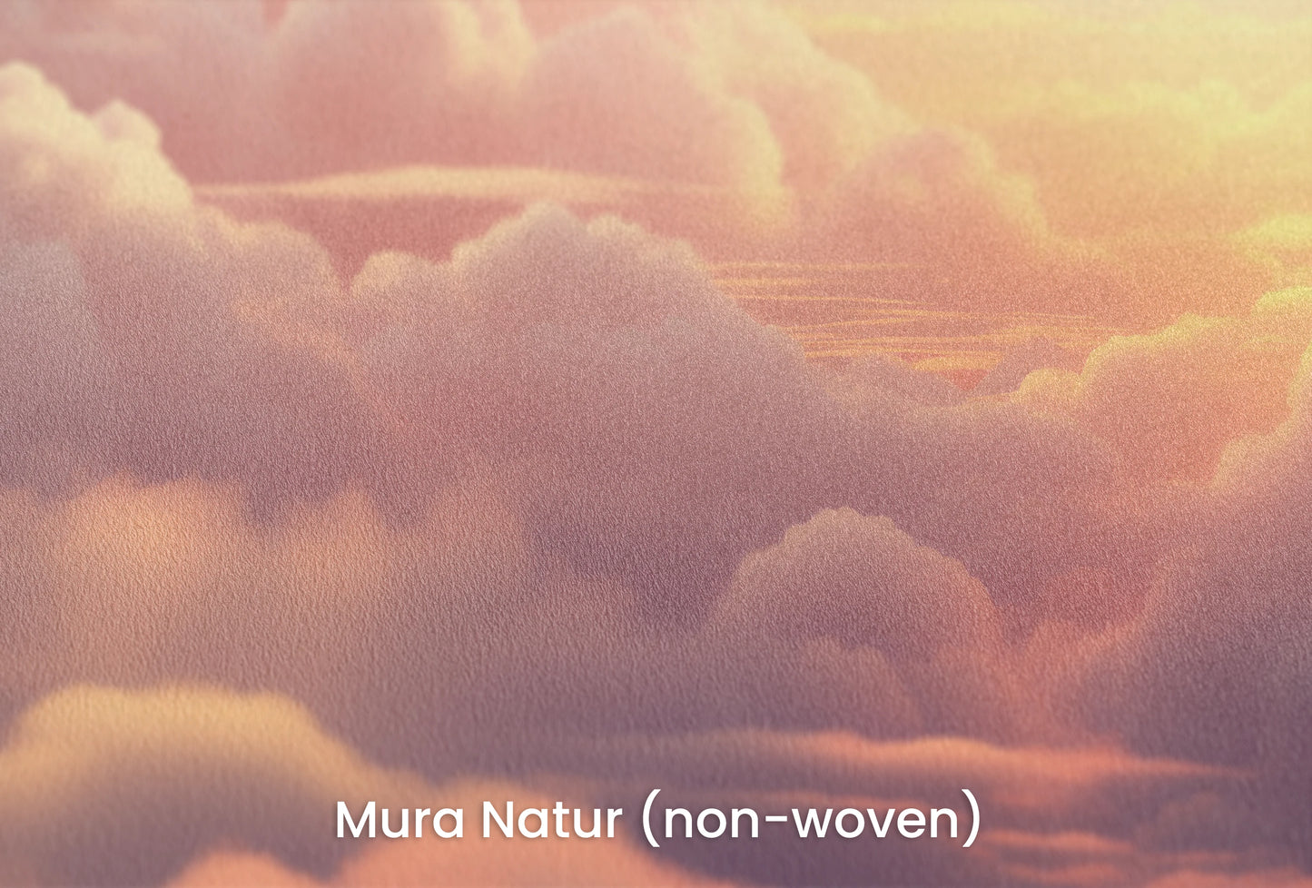 Zbliżenie na artystyczną fototapetę o nazwie Azure Dream na podłożu Mura Natur (non-woven) - naturalne i ekologiczne podłoże.