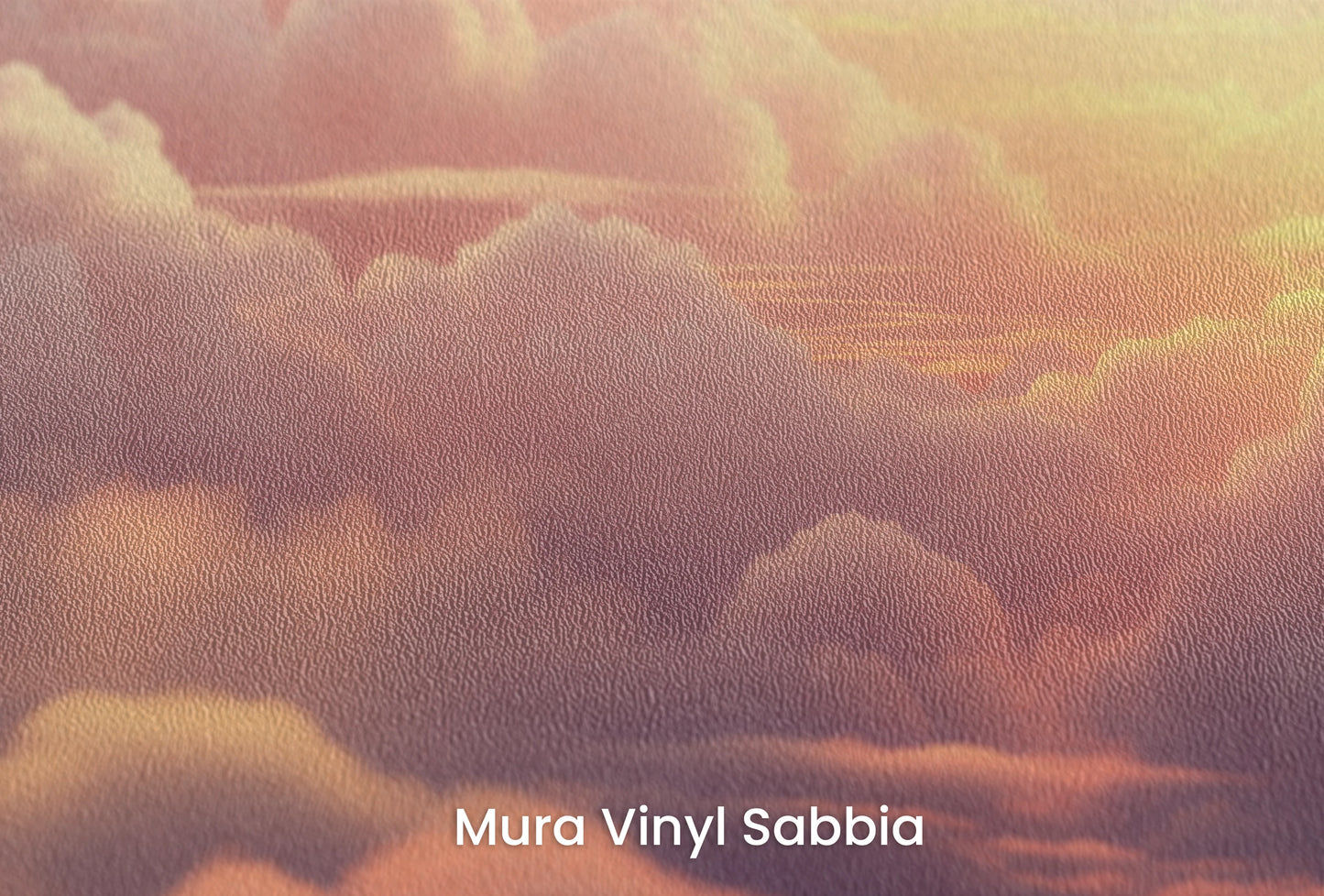 Zbliżenie na artystyczną fototapetę o nazwie Azure Dream na podłożu Mura Vinyl Sabbia struktura grubego ziarna piasku.