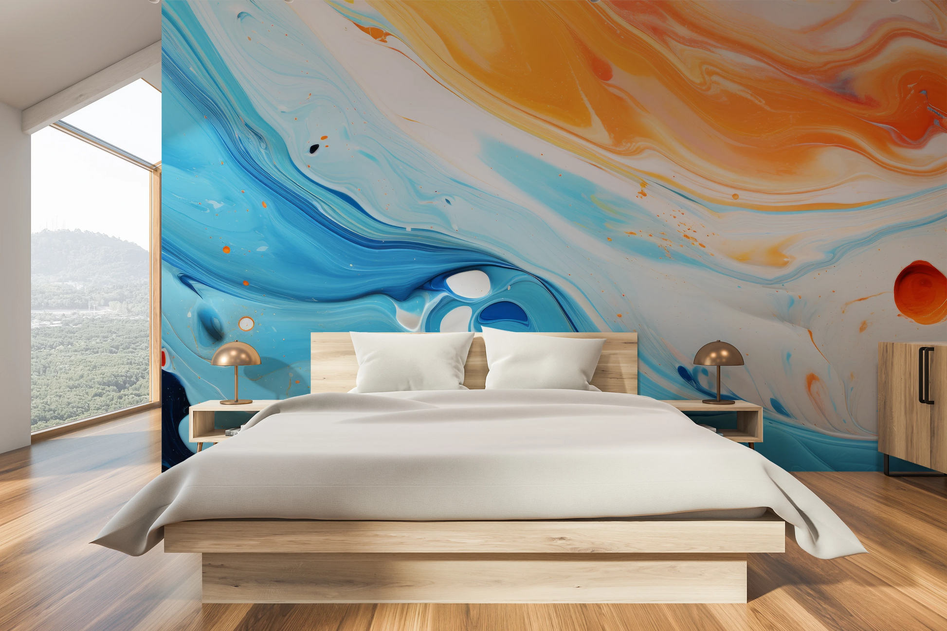 Fototapeta o nazwie Solar Flare #2 użyta w aranzacji wnętrza.