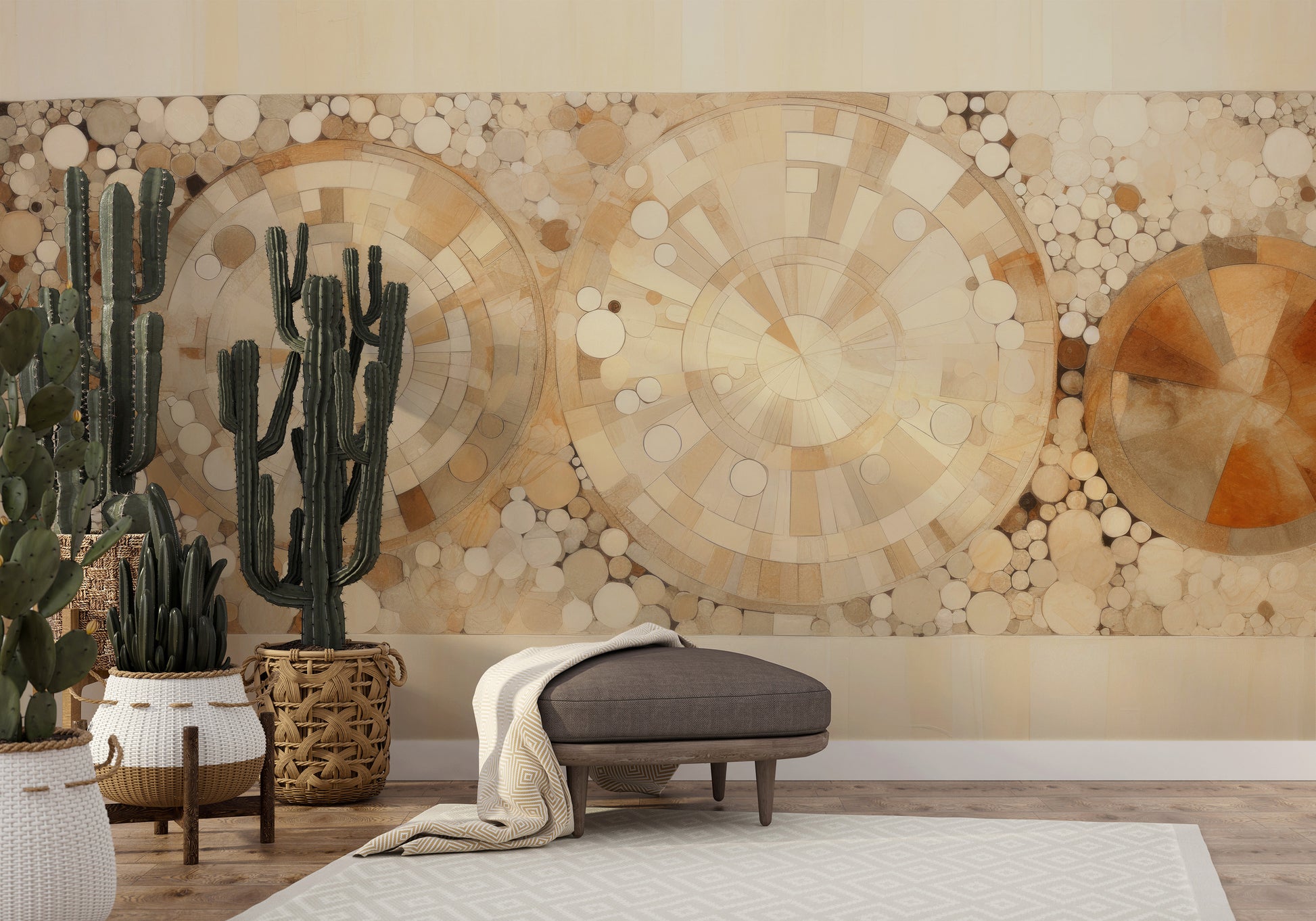 Fototapeta o nazwie SUNSTONE RADIANCE PATTERN użyta w aranzacji wnętrza.