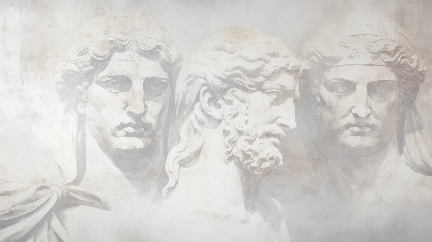 Prezentacja całego wzoru fototapety o nazwie Grecian Serenity