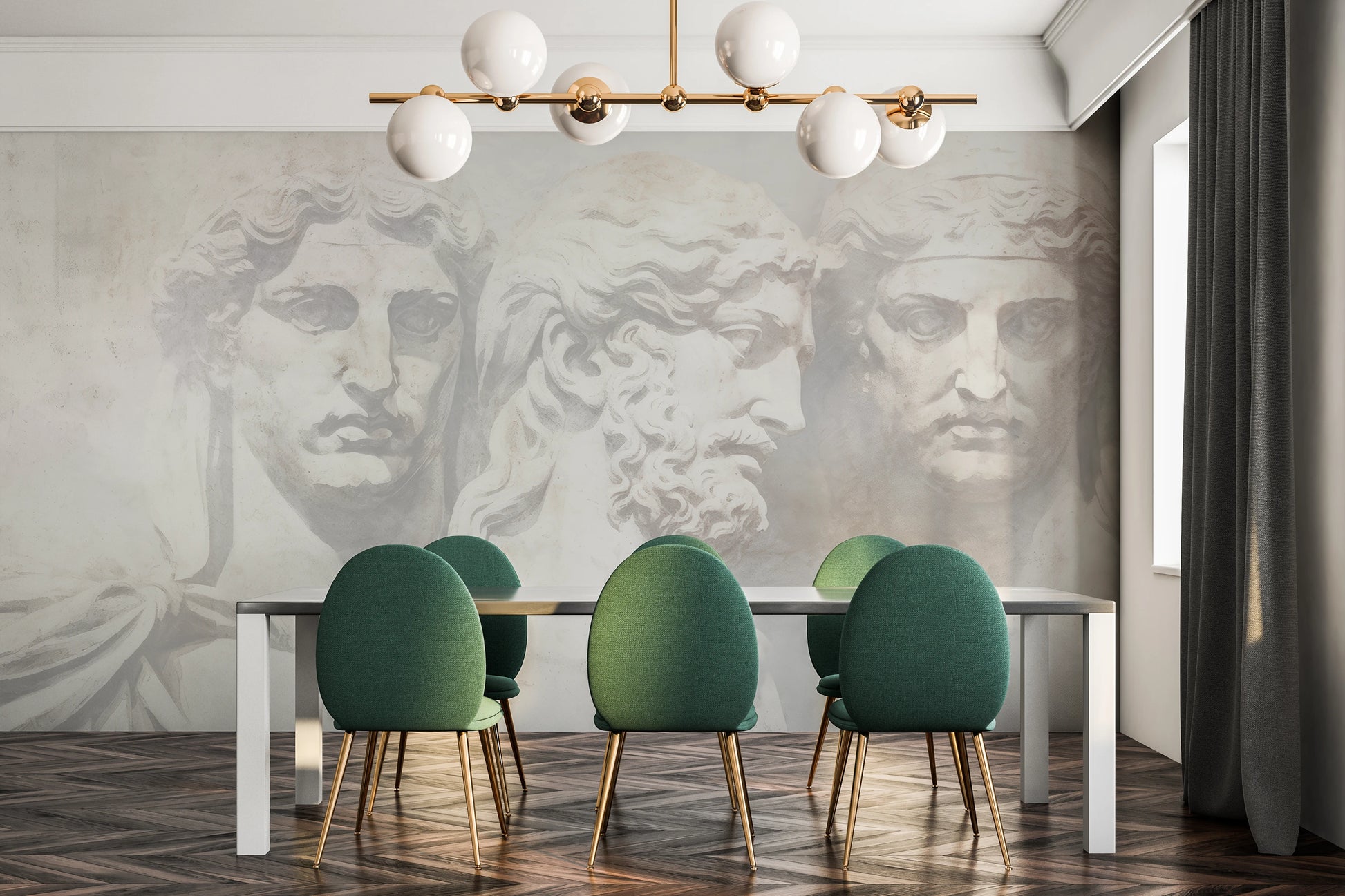 Fototapeta o nazwie Grecian Serenity użyta w aranzacji wnętrza.