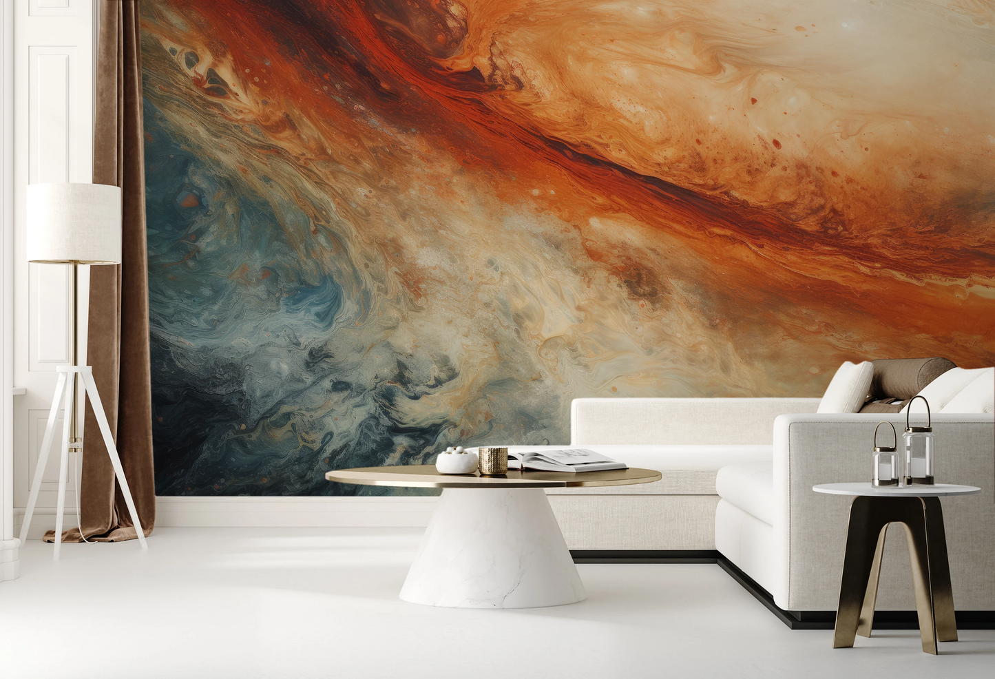 Fototapeta o nazwie Jupiter's Storm użyta w aranzacji wnętrza.