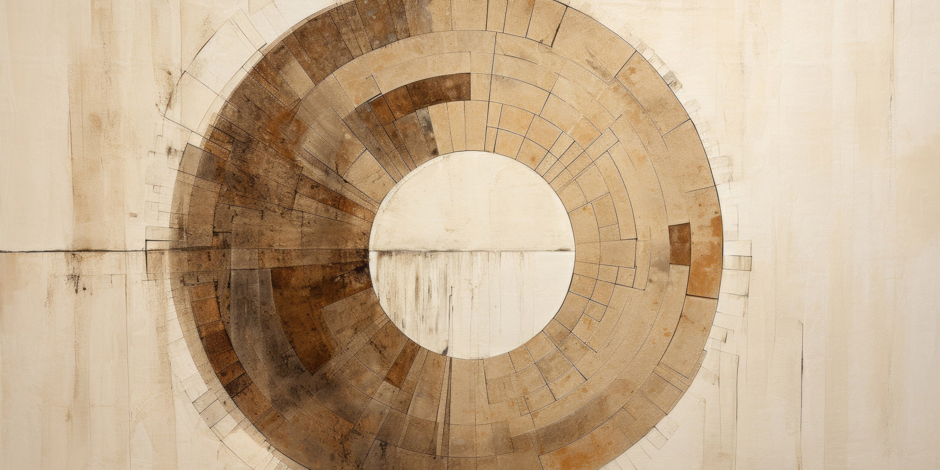 Mustervorschau: Prezentacja całego wzoru fototapety o nazwie ANCIENT SUNDIAL ILLUSION