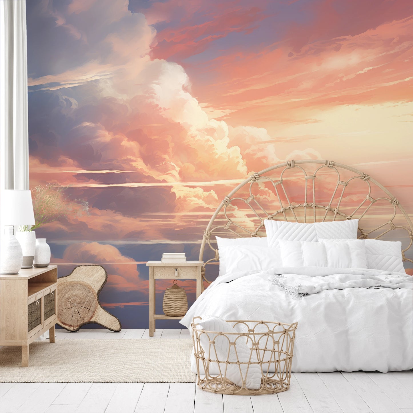 Fototapeta o nazwie Blush Horizon użyta w aranzacji wnętrza.