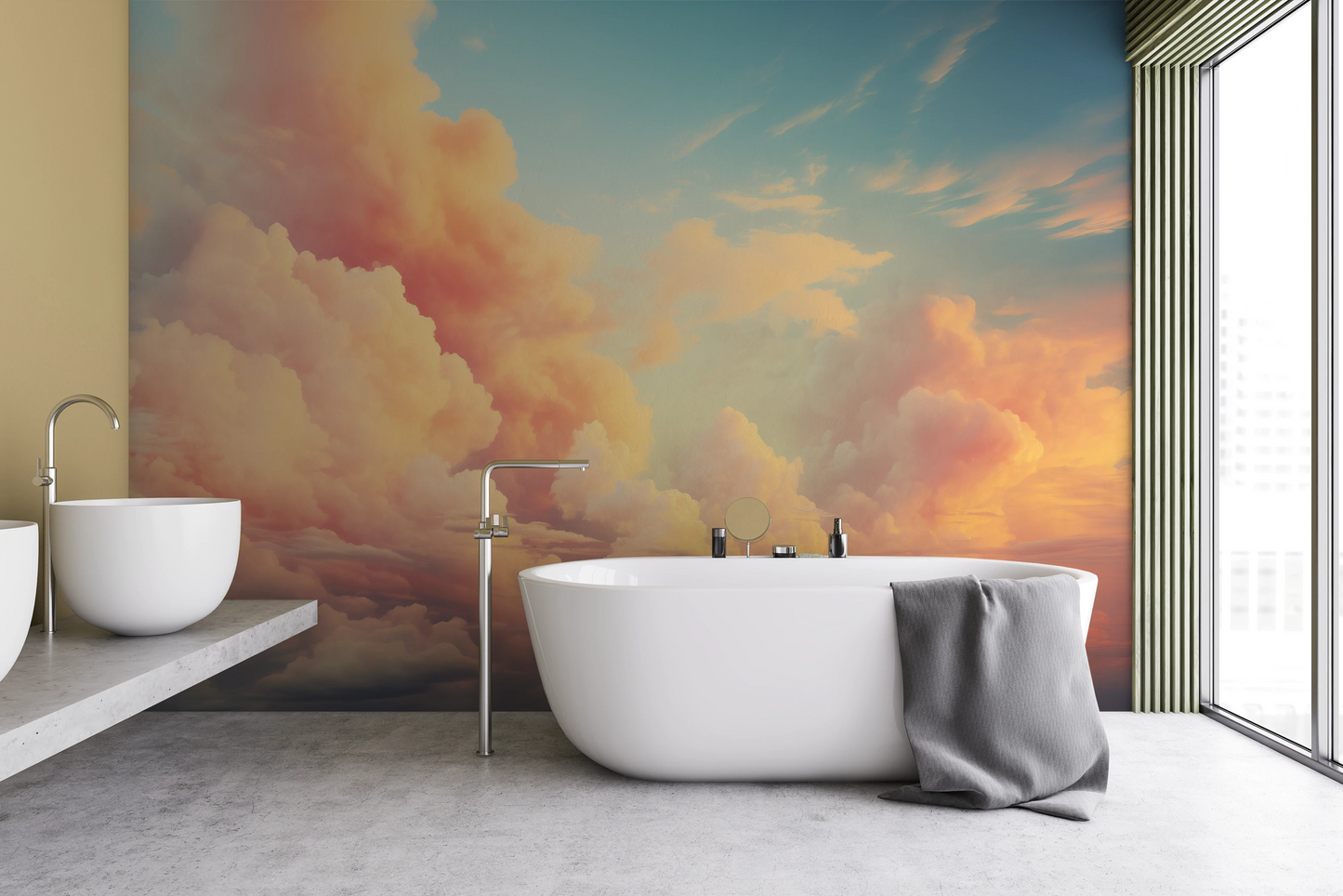 Fototapeta o nazwie Cotton Clouds użyta w aranzacji wnętrza.