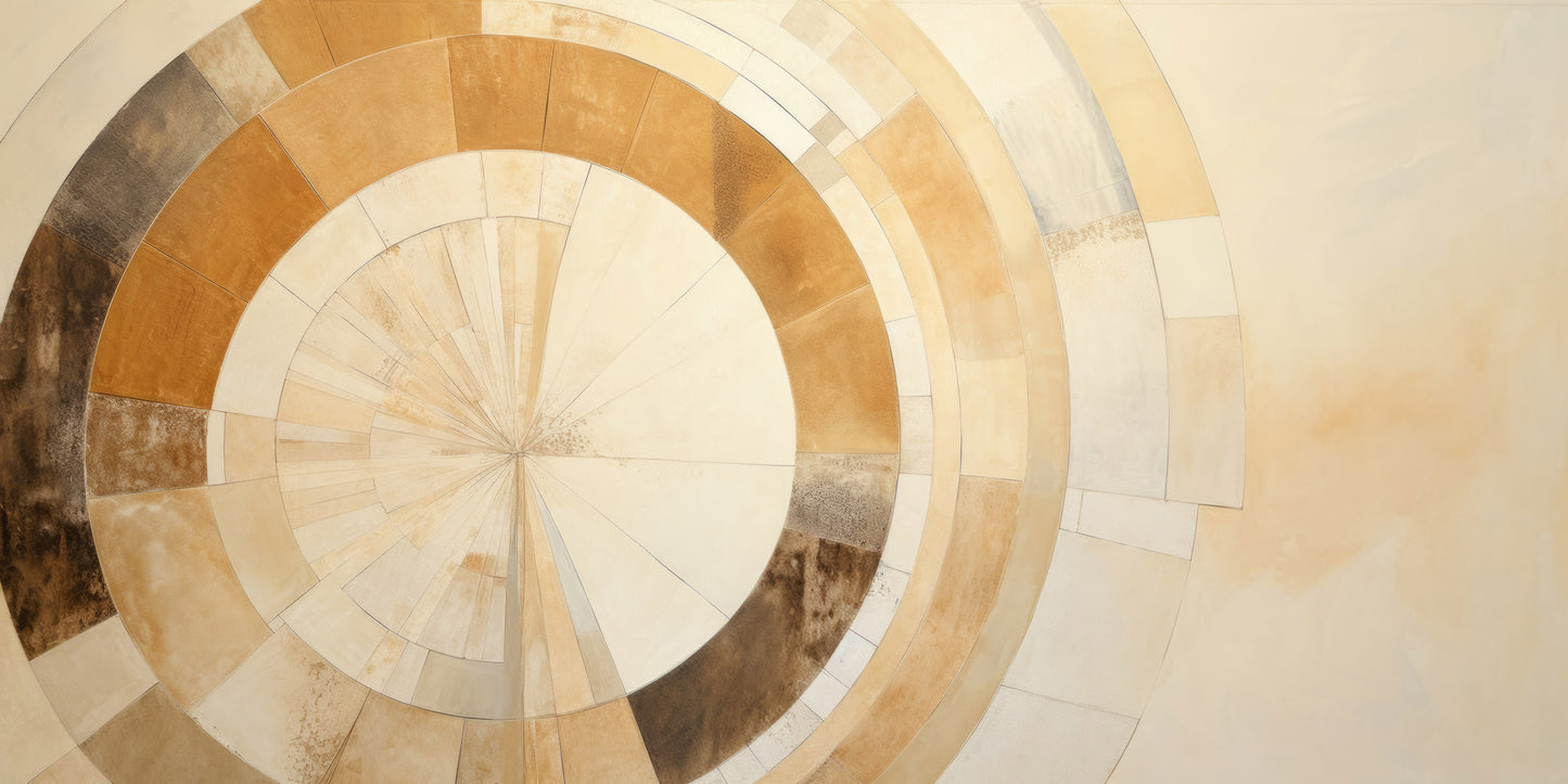 Prezentacja całego wzoru fototapety o nazwie SUN-KISSED MARBLE ARCH