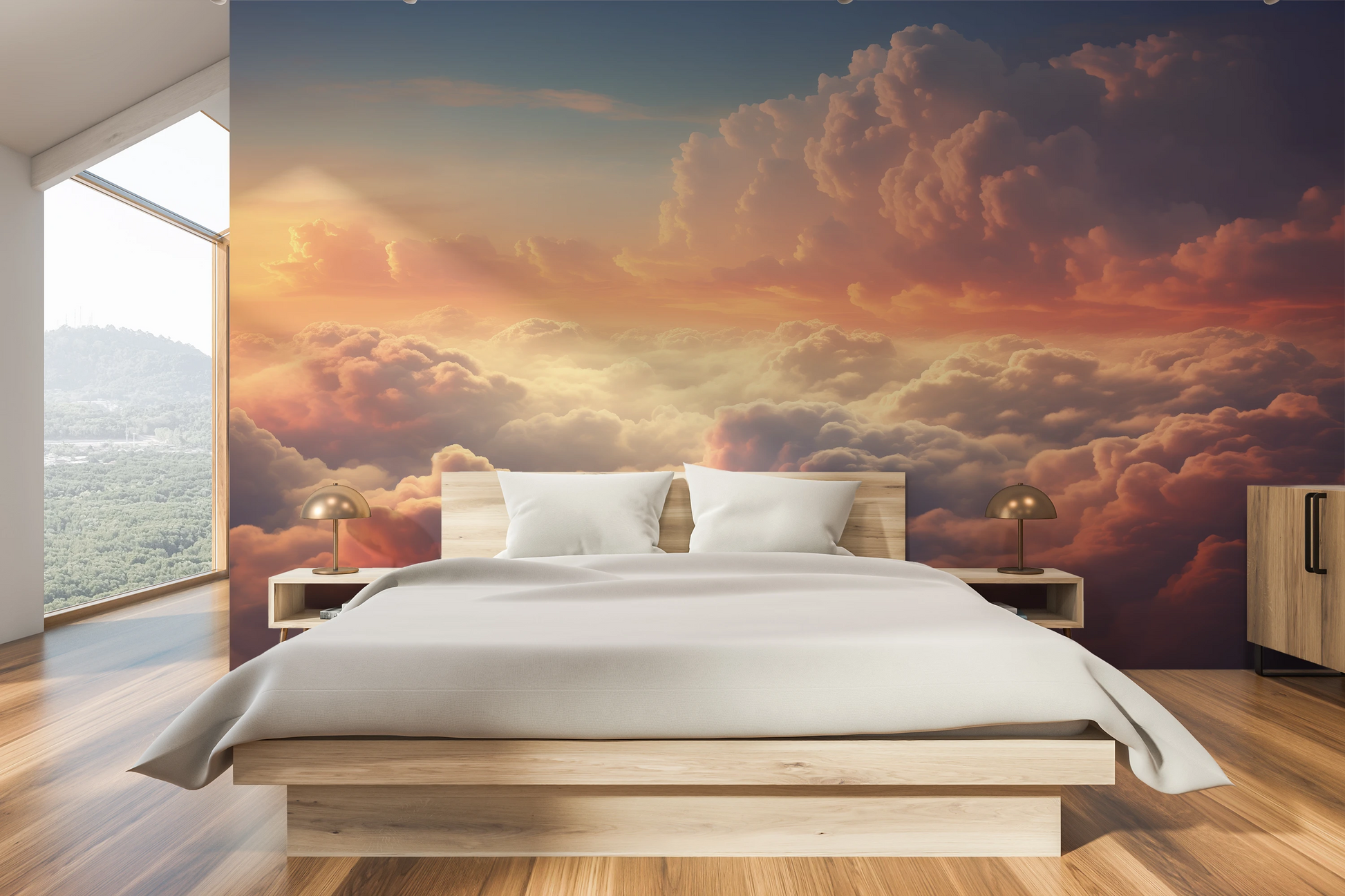 Fototapeta o nazwie Pastel Skies użyta w aranzacji wnętrza.