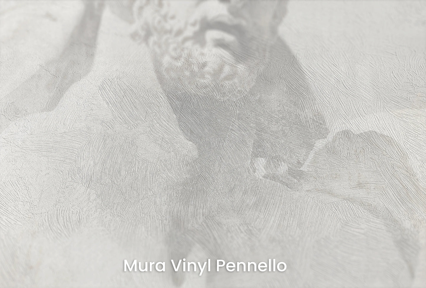 Zbliżenie na artystyczną fototapetę o nazwie Apollo's Gaze na podłożu Mura Vinyl Pennello - faktura pociągnięć pędzla malarskiego.