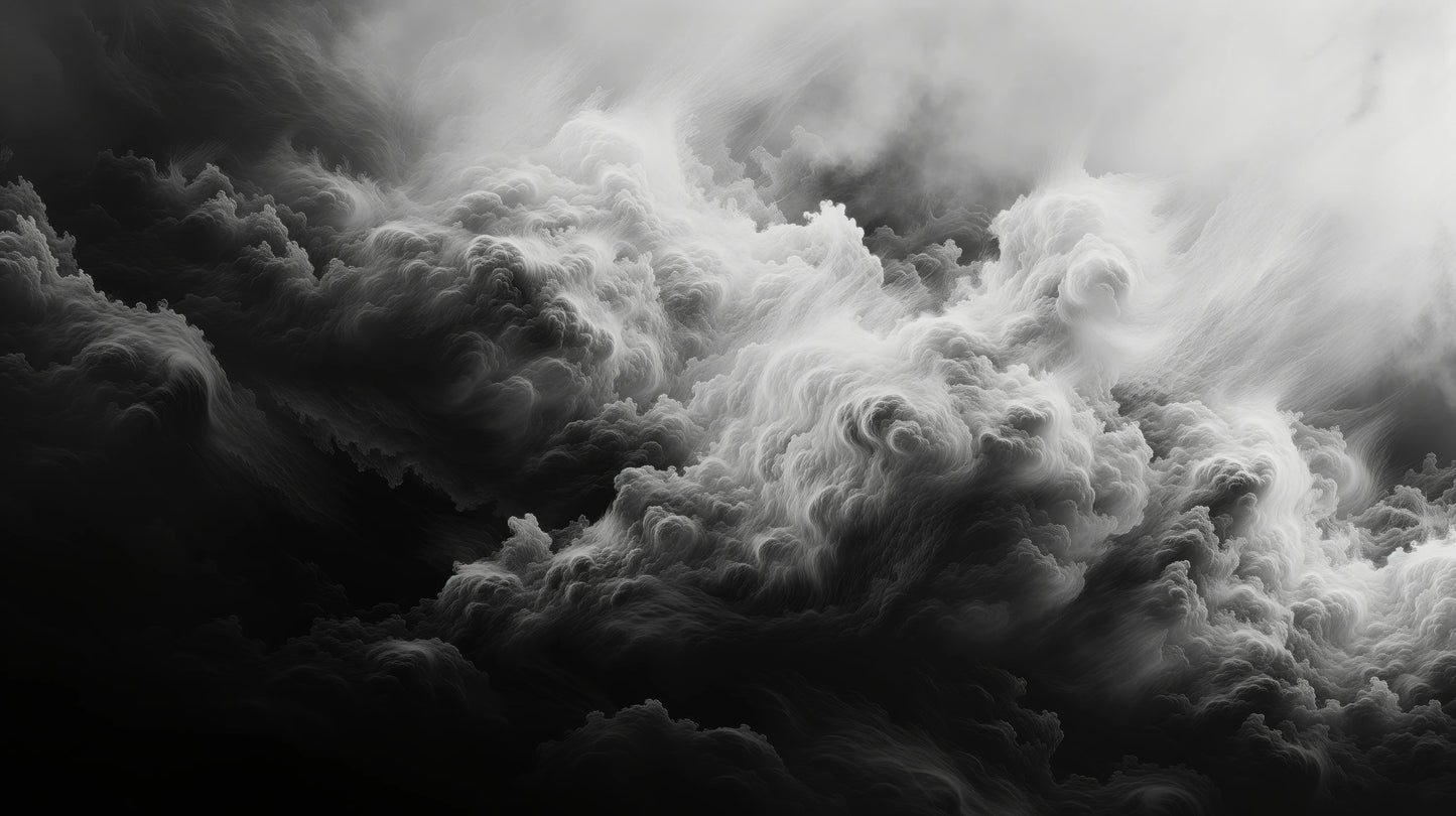Prezentacja całego wzoru fototapety o nazwie Tempest's Might