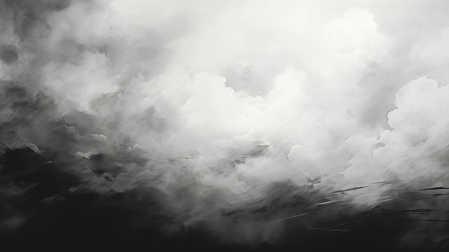 Prezentacja całego wzoru fototapety o nazwie Monochrome Whispers