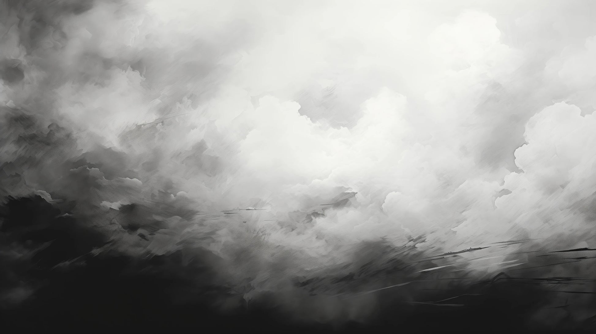 Prezentacja całego wzoru fototapety o nazwie Monochrome Whispers