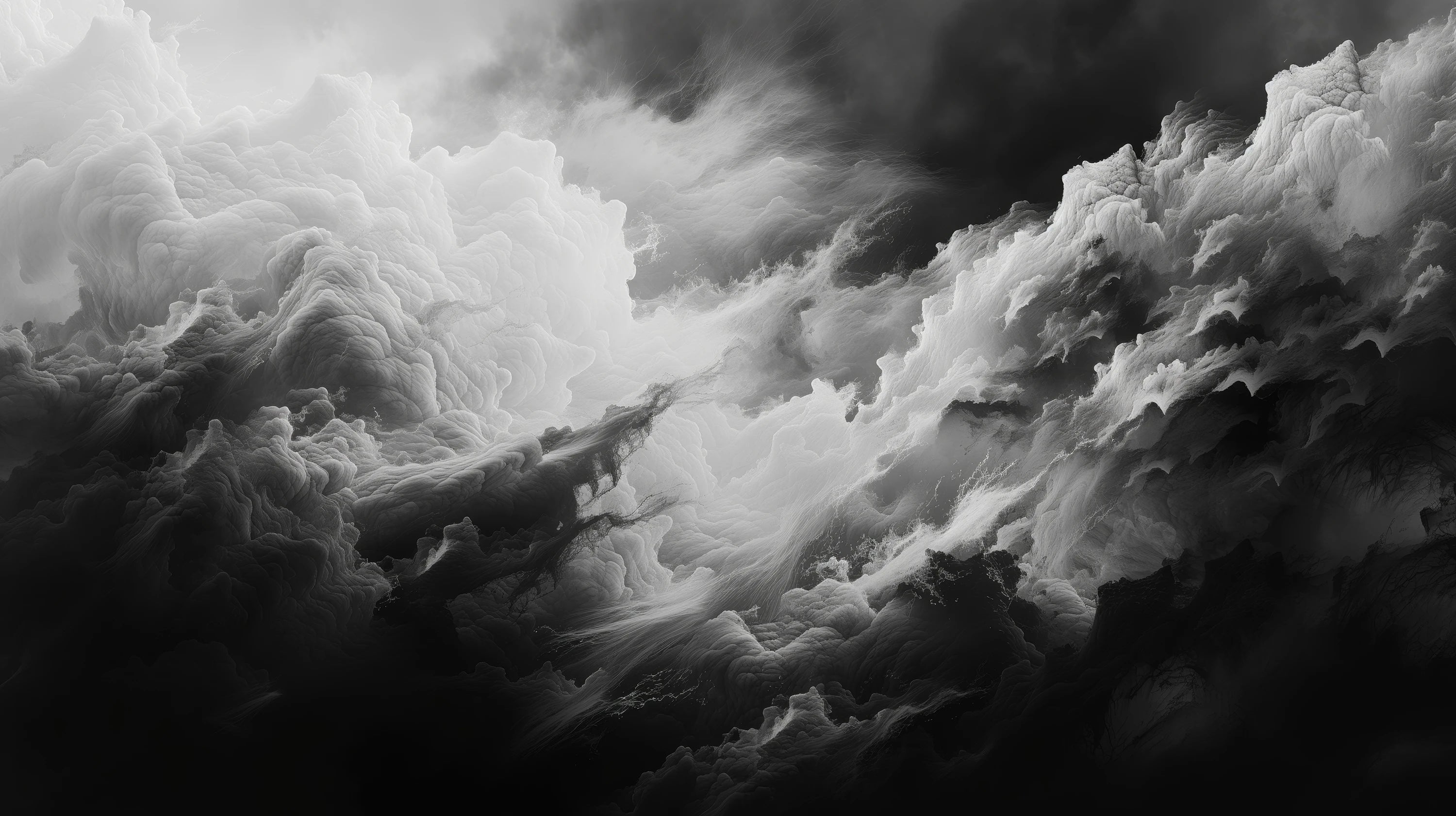 Mustervorschau: Prezentacja całego wzoru fototapety o nazwie Luminous Chaos