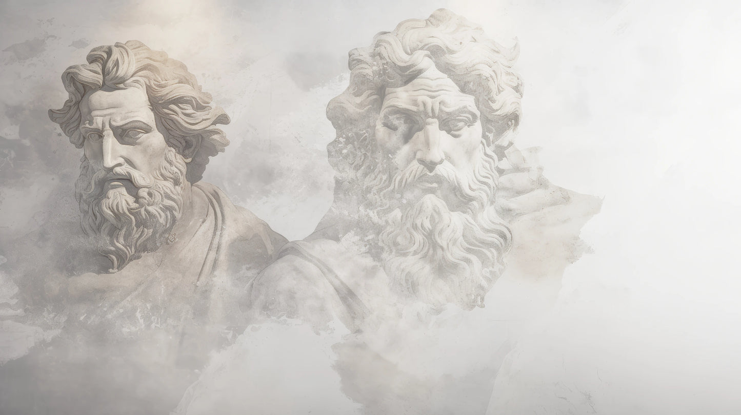 Prezentacja całego wzoru fototapety o nazwie Zeus's Introspection