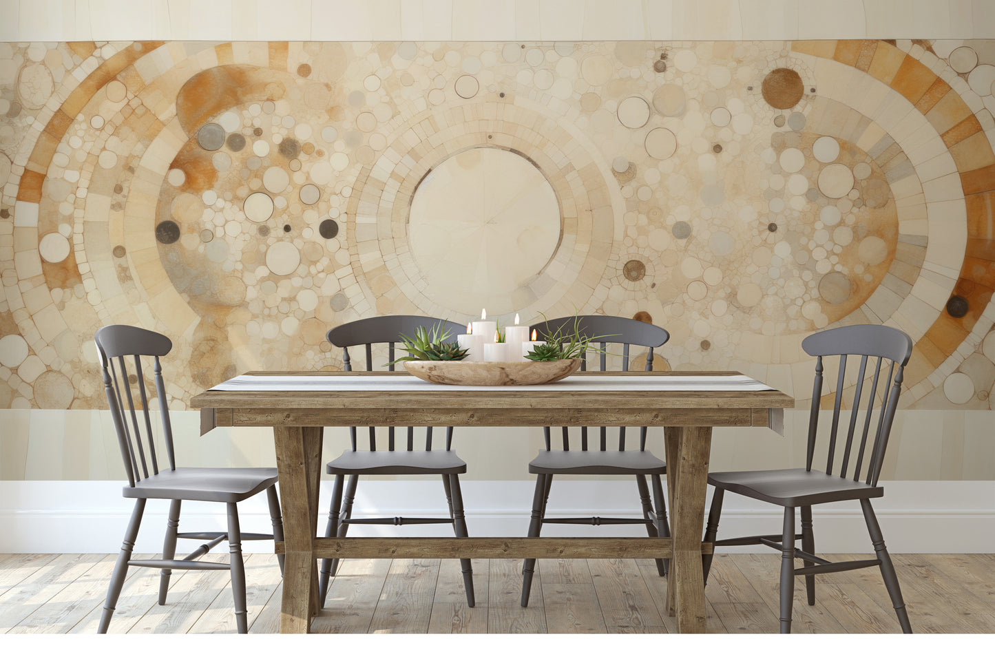 Fototapeta o nazwie HARMONY CIRCLES użyta w aranzacji wnętrza.