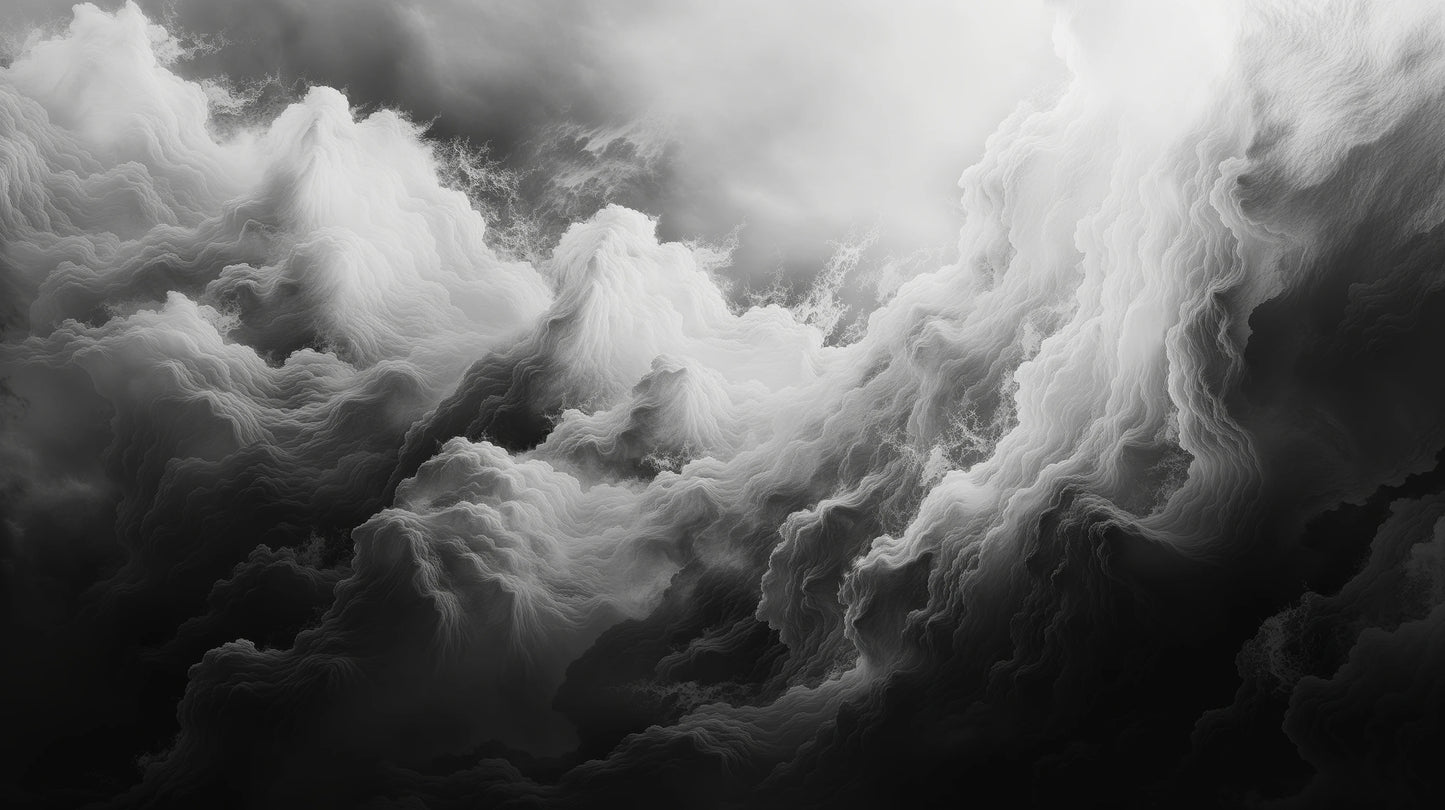 Prezentacja całego wzoru fototapety o nazwie Ethereal Stratus