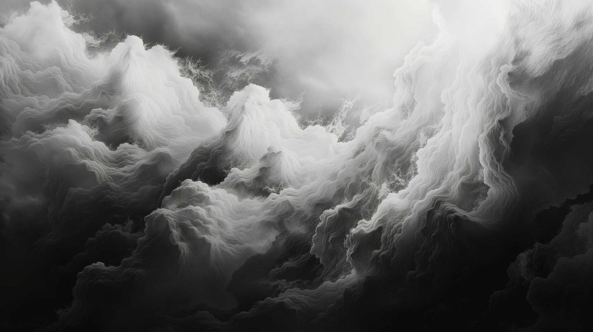 Prezentacja całego wzoru fototapety o nazwie Ethereal Stratus