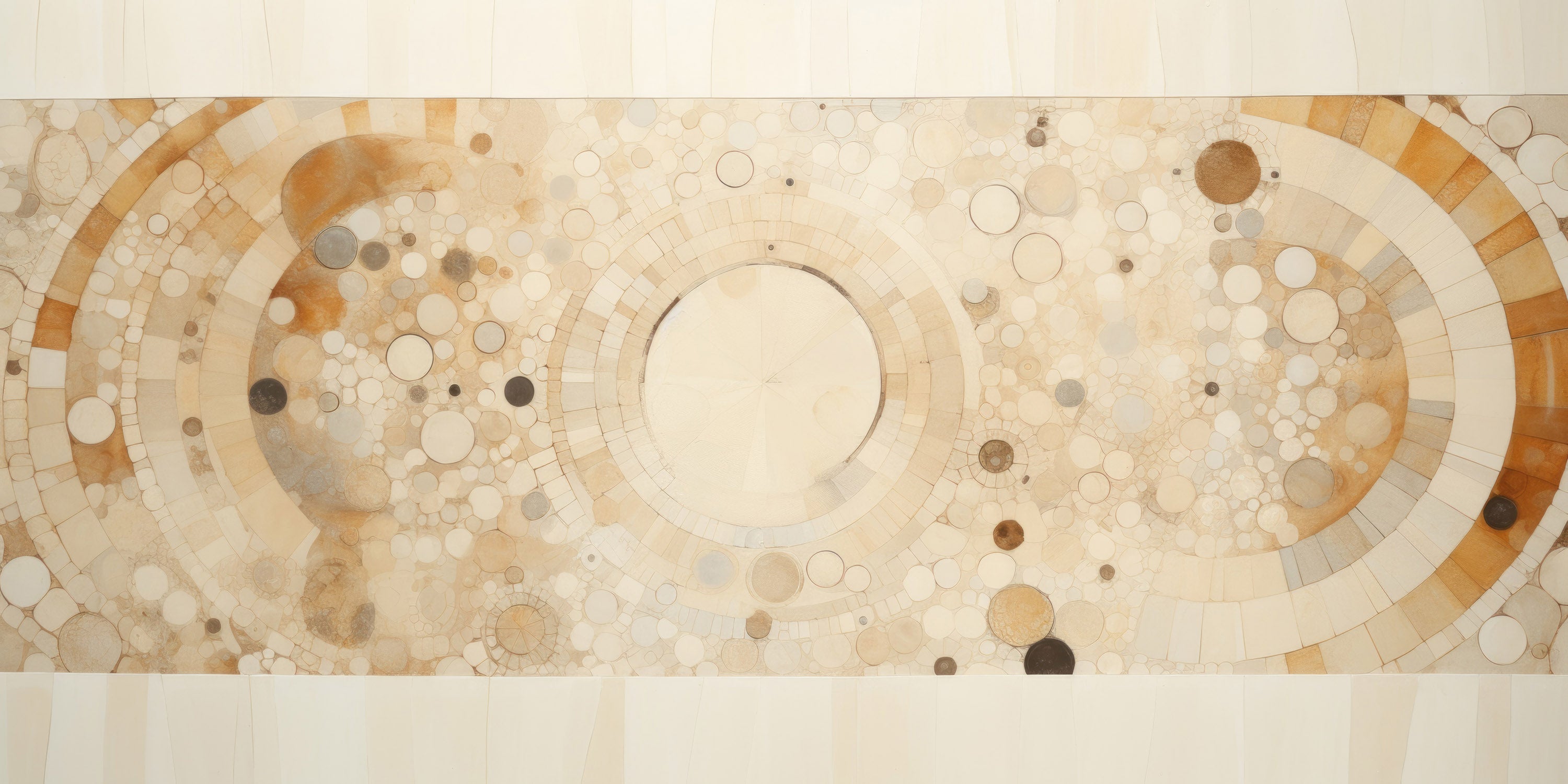 Mustervorschau: Prezentacja całego wzoru fototapety o nazwie HARMONY CIRCLES