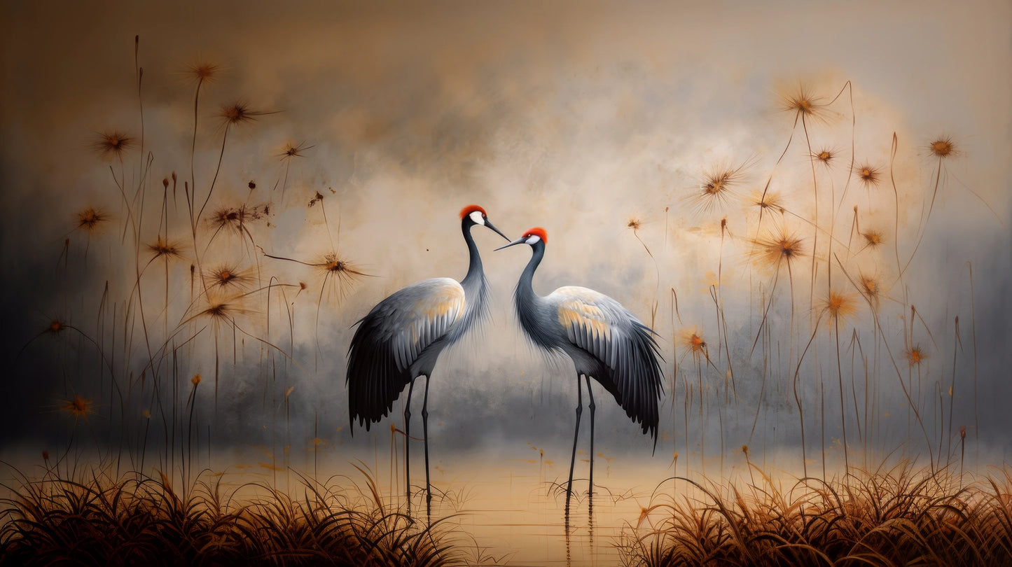 Prezentacja całego wzoru fototapety o nazwie Dusk's Whisper