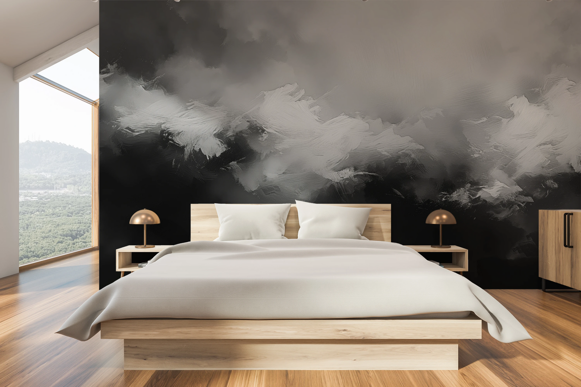 Fototapeta o nazwie Monochromatic Mood użyta w aranzacji wnętrza.