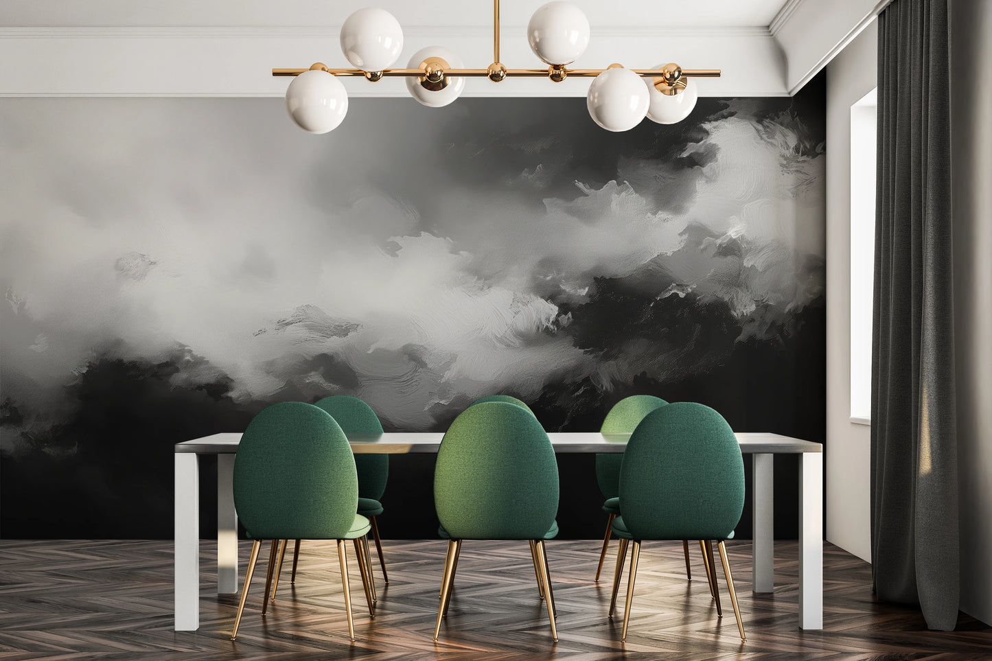 Fototapeta o nazwie Storm's Palette użyta w aranzacji wnętrza.