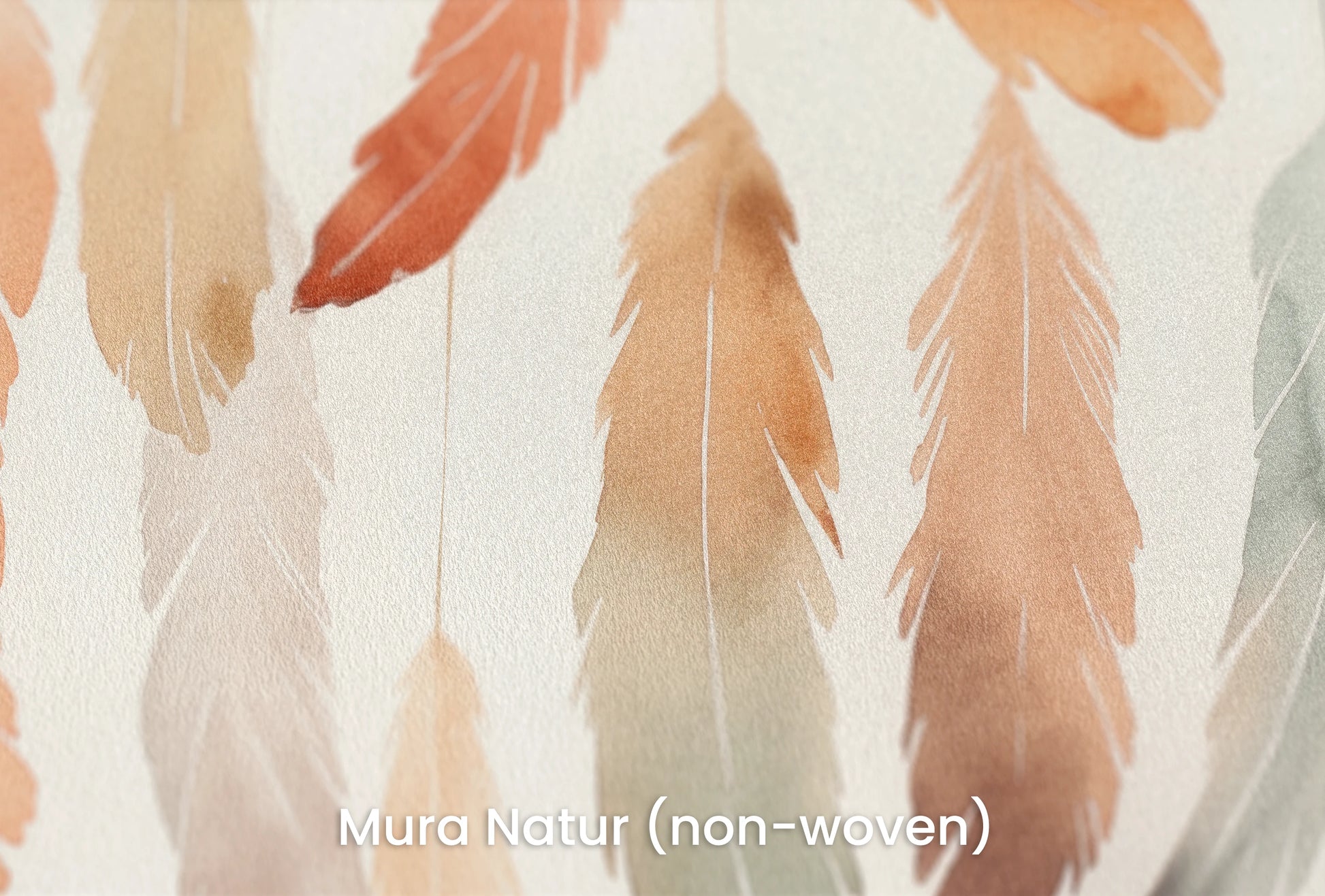 Zbliżenie na artystyczną fototapetę o nazwie Pastel Breeze na podłożu Mura Natur (non-woven) - naturalne i ekologiczne podłoże.