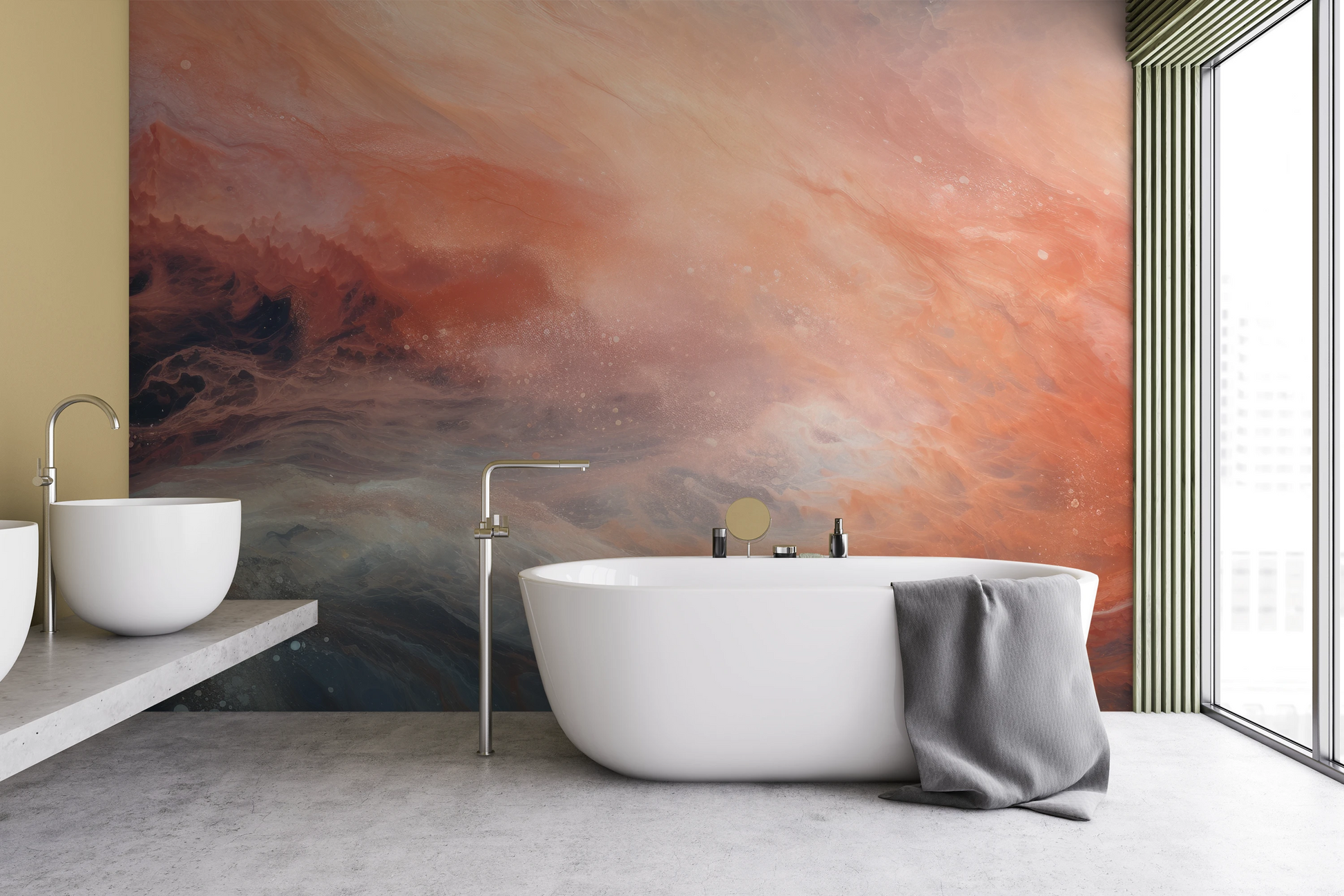 Fototapeta o nazwie Monolith's Shadow użyta w aranzacji wnętrza.