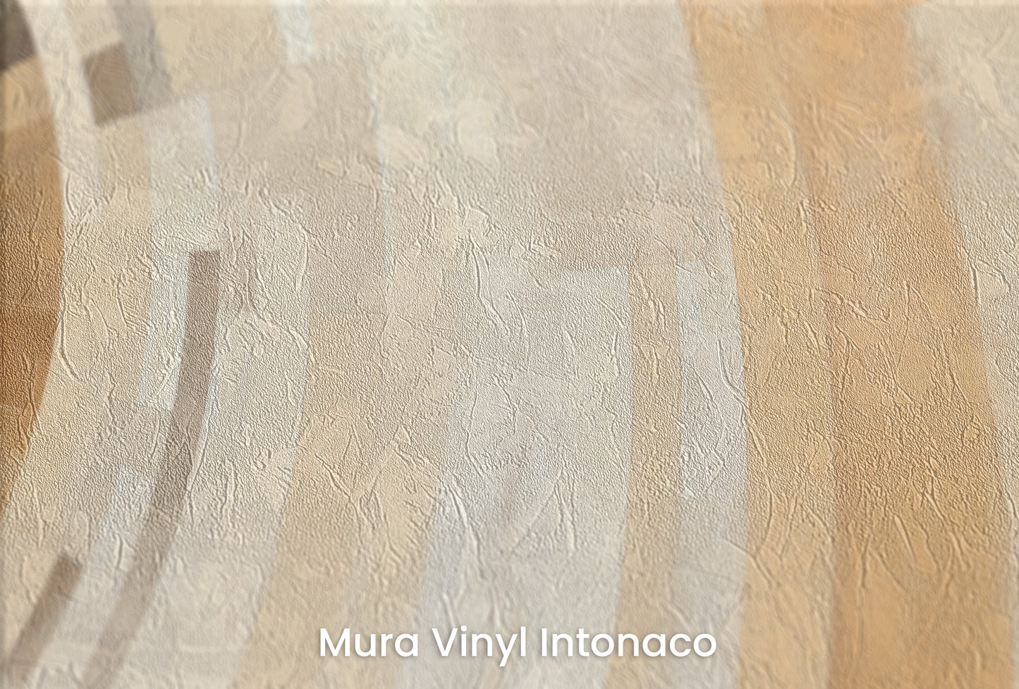 Zbliżenie na artystyczną fototapetę o nazwie SOLAR GLORY RAYS na podłożu Mura Vinyl Intonaco - struktura tartego tynku.