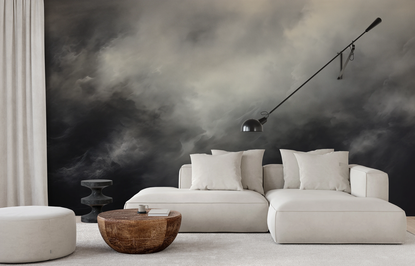 Fototapeta o nazwie Silver Storm użyta w aranzacji wnętrza.