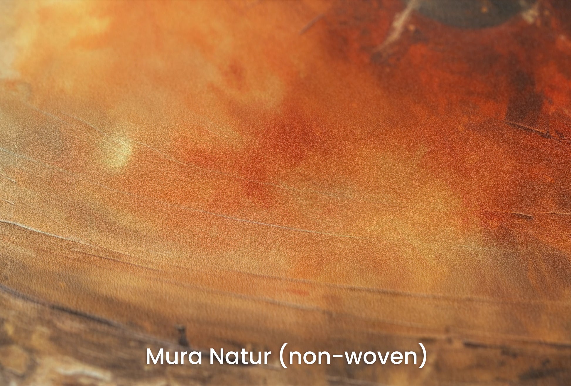 Zbliżenie na artystyczną fototapetę o nazwie Celestial Journey na podłożu Mura Natur (non-woven) - naturalne i ekologiczne podłoże.