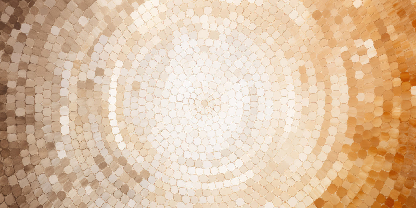 Prezentacja całego wzoru fototapety o nazwie HONEY SPARKLE