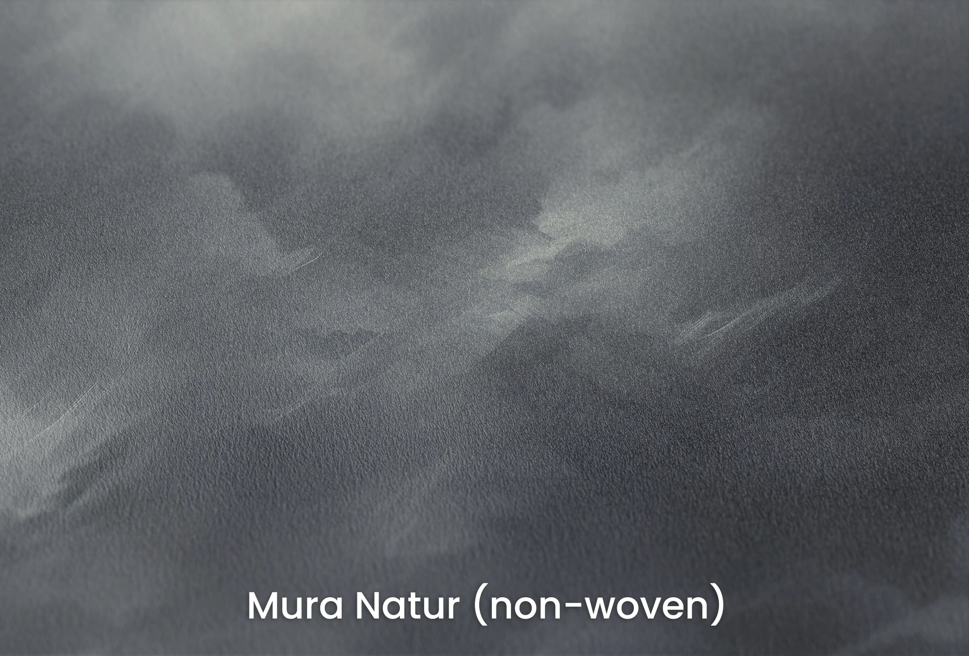 Zbliżenie na artystyczną fototapetę o nazwie Serene Monochrome na podłożu Mura Natur (non-woven) - naturalne i ekologiczne podłoże.