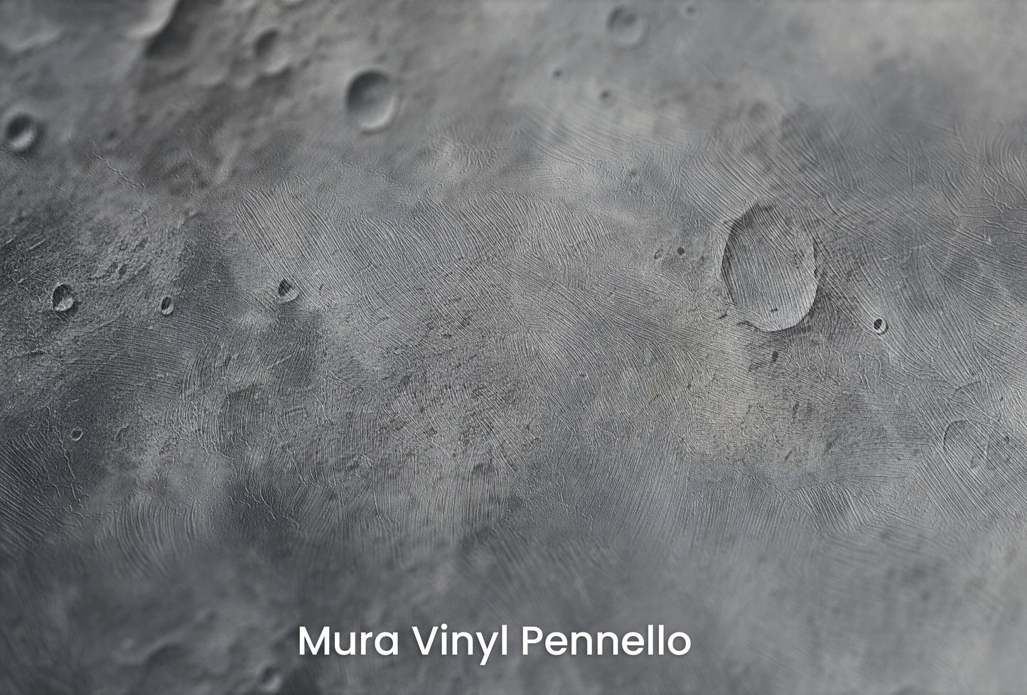 Zbliżenie na artystyczną fototapetę o nazwie Cosmic Dawn na podłożu Mura Vinyl Pennello - faktura pociągnięć pędzla malarskiego.