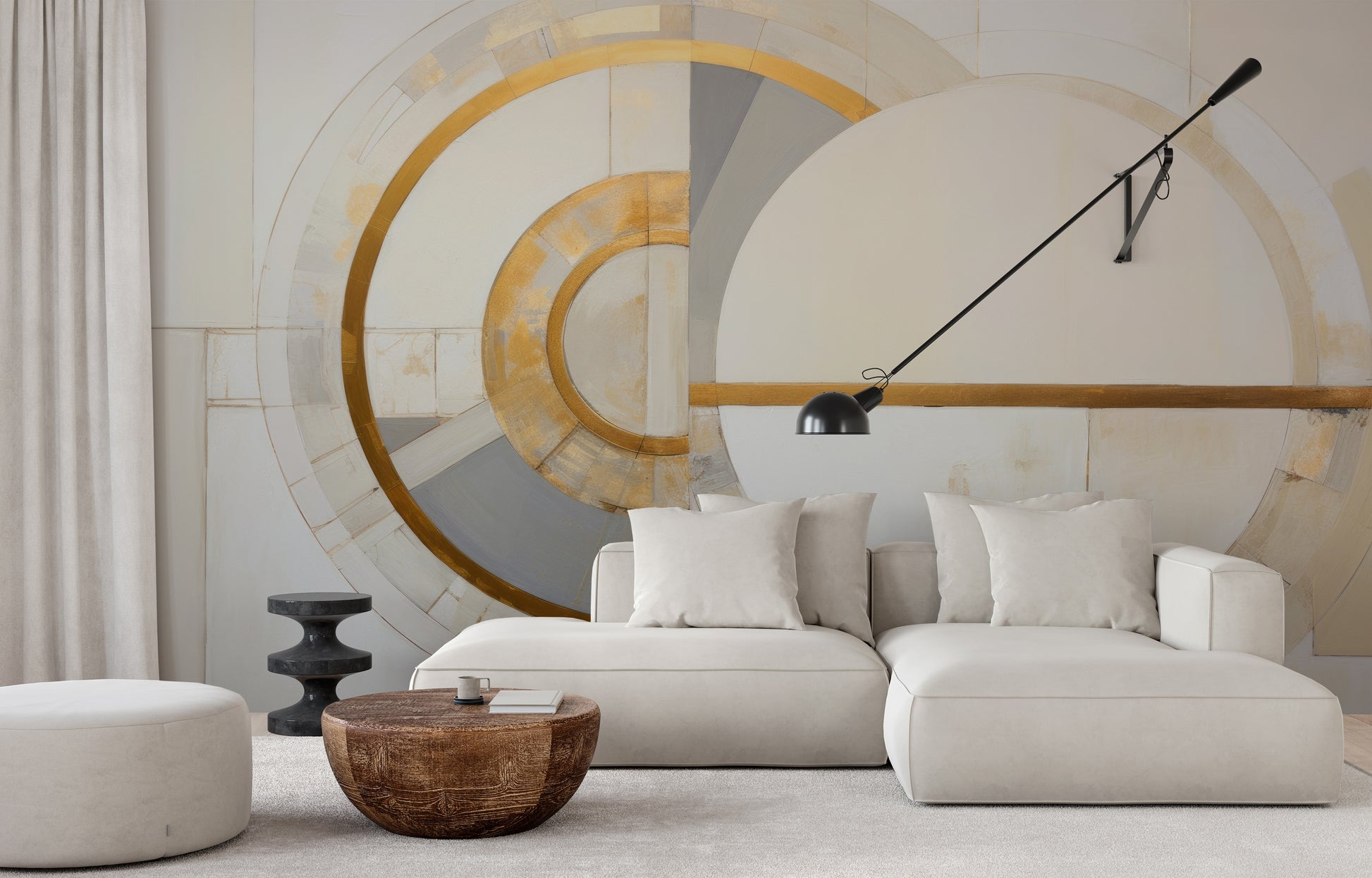 Fototapeta o nazwie GOLDEN SEGMENT SYMMETRY użyta w aranzacji wnętrza.