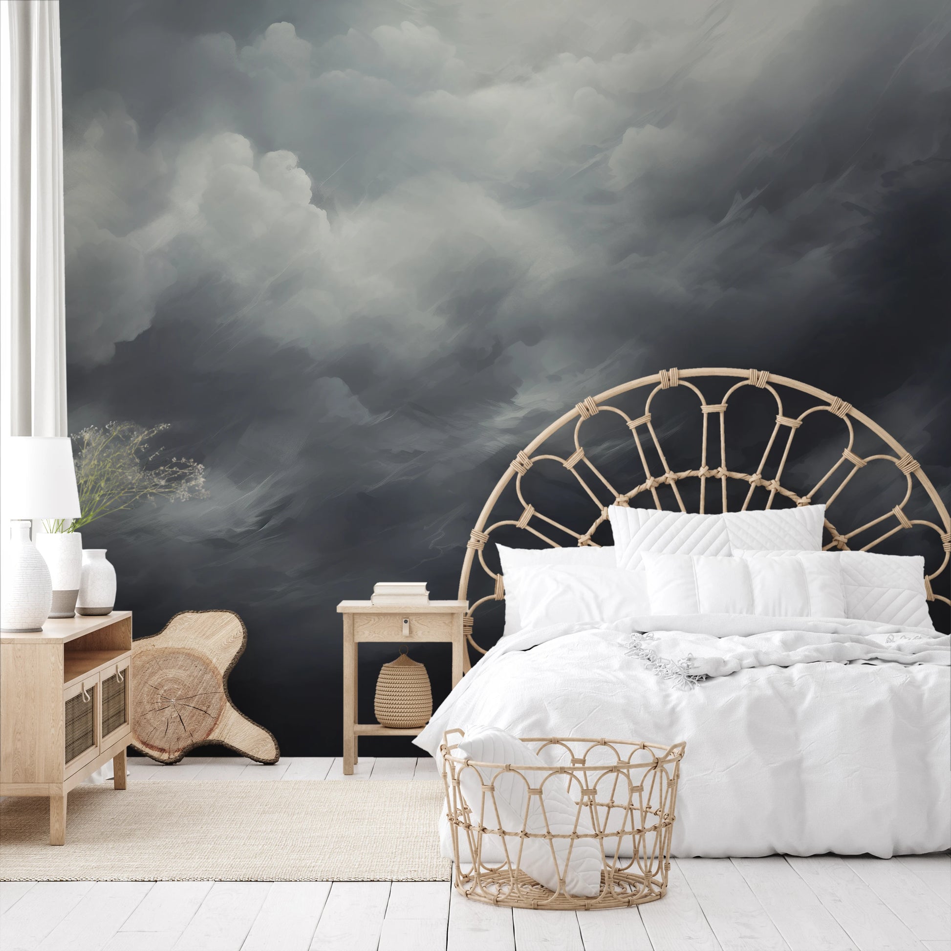 Fototapeta malowana o nazwie Dynamic Swirls pokazana w aranżacji wnętrza.