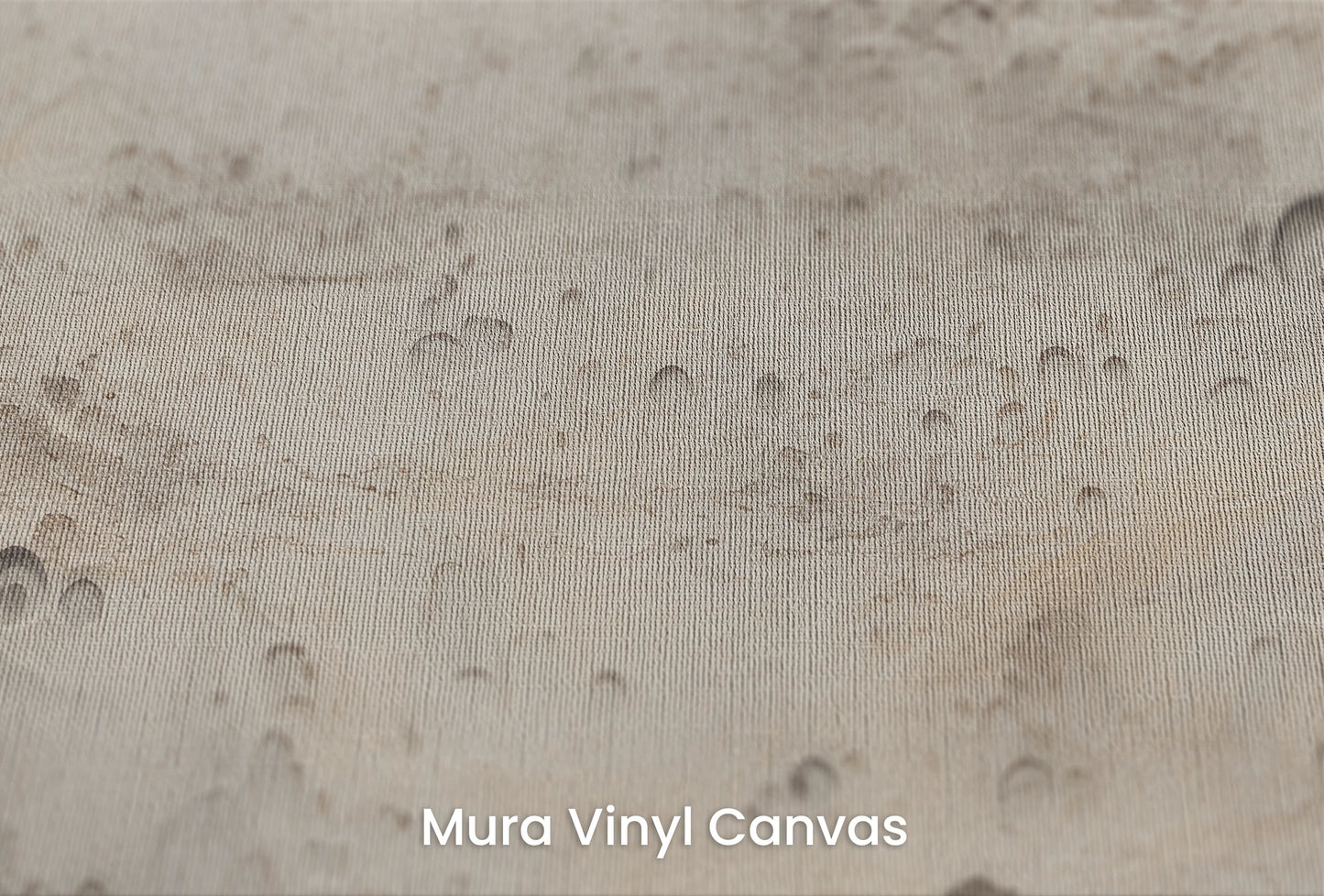 Zbliżenie na artystyczną fototapetę o nazwie Beige Moon na podłożu Mura Vinyl Canvas - faktura naturalnego płótna.