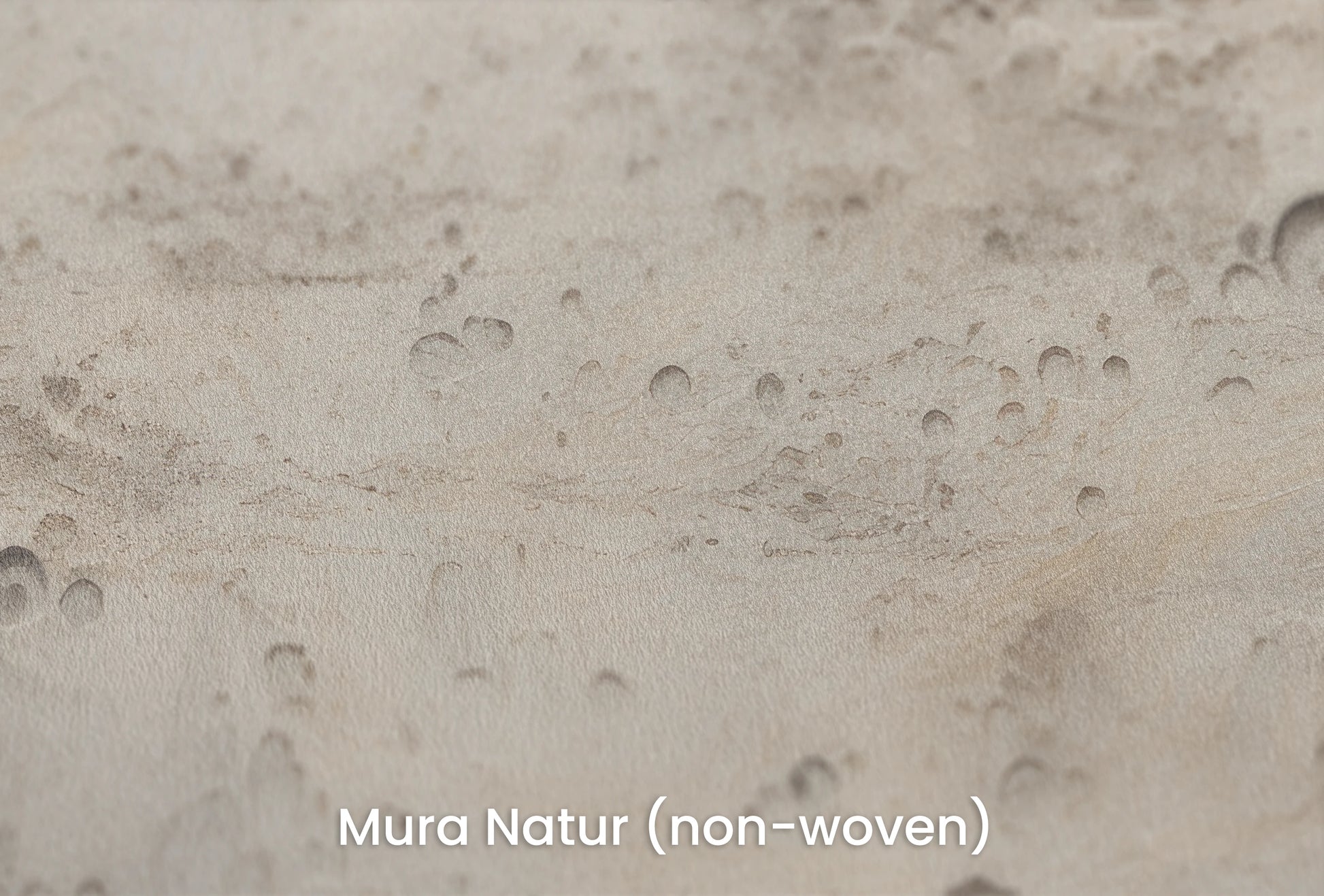 Zbliżenie na artystyczną fototapetę o nazwie Beige Moon na podłożu Mura Natur (non-woven) - naturalne i ekologiczne podłoże.