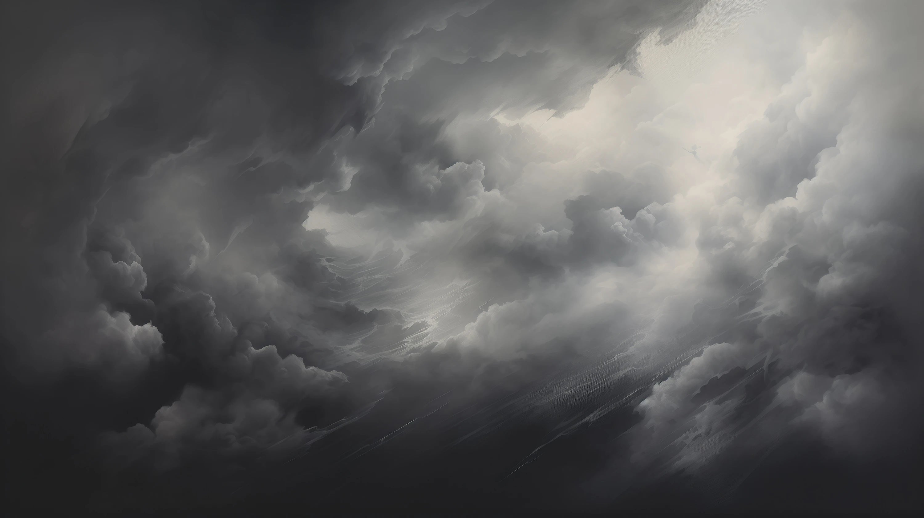 Pattern preview: Prezentacja całego wzoru fototapety o nazwie Storm's Crescendo