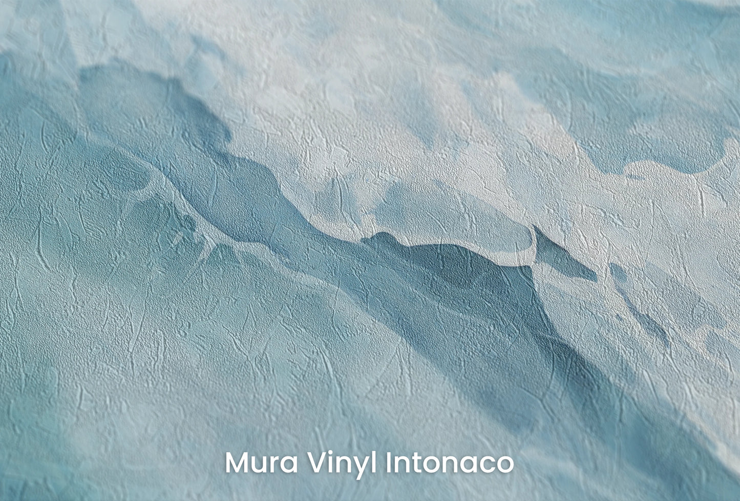 Zbliżenie na artystyczną fototapetę o nazwie Solar Flare na podłożu Mura Vinyl Intonaco - struktura tartego tynku.