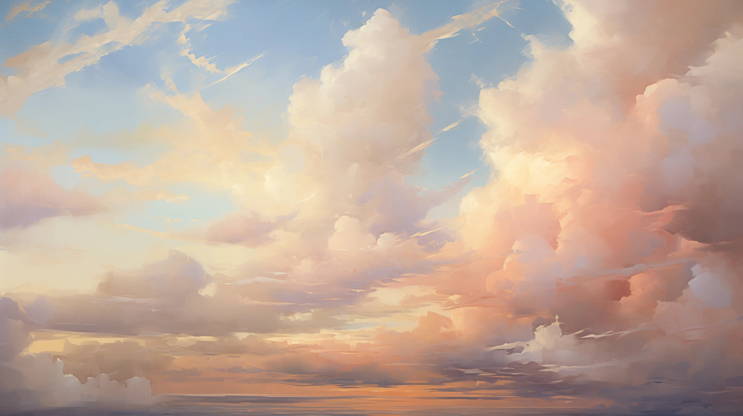 Prezentacja całego wzoru fototapety o nazwie Evening Glow