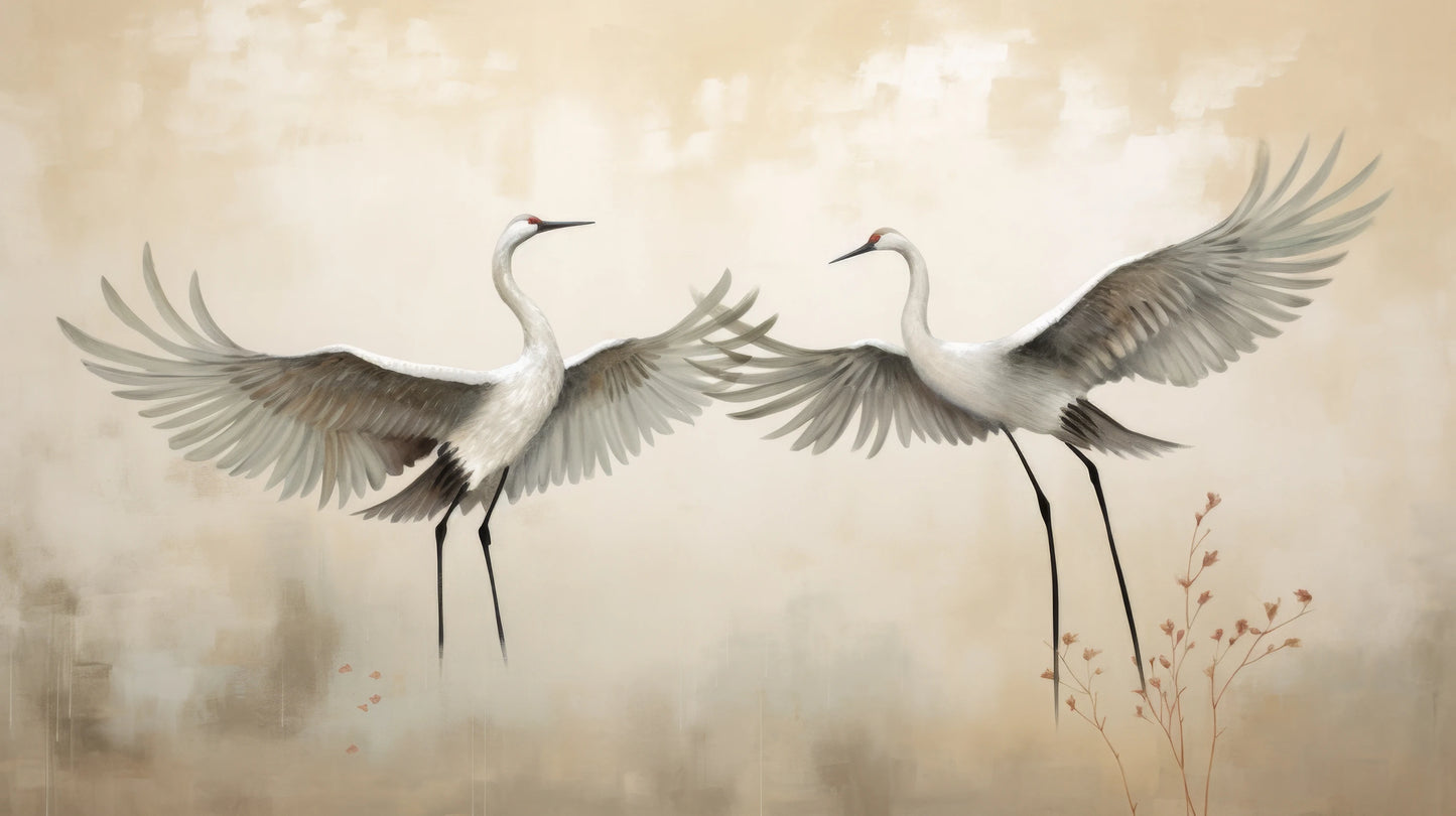 Prezentacja całego wzoru fototapety o nazwie Graceful Flight