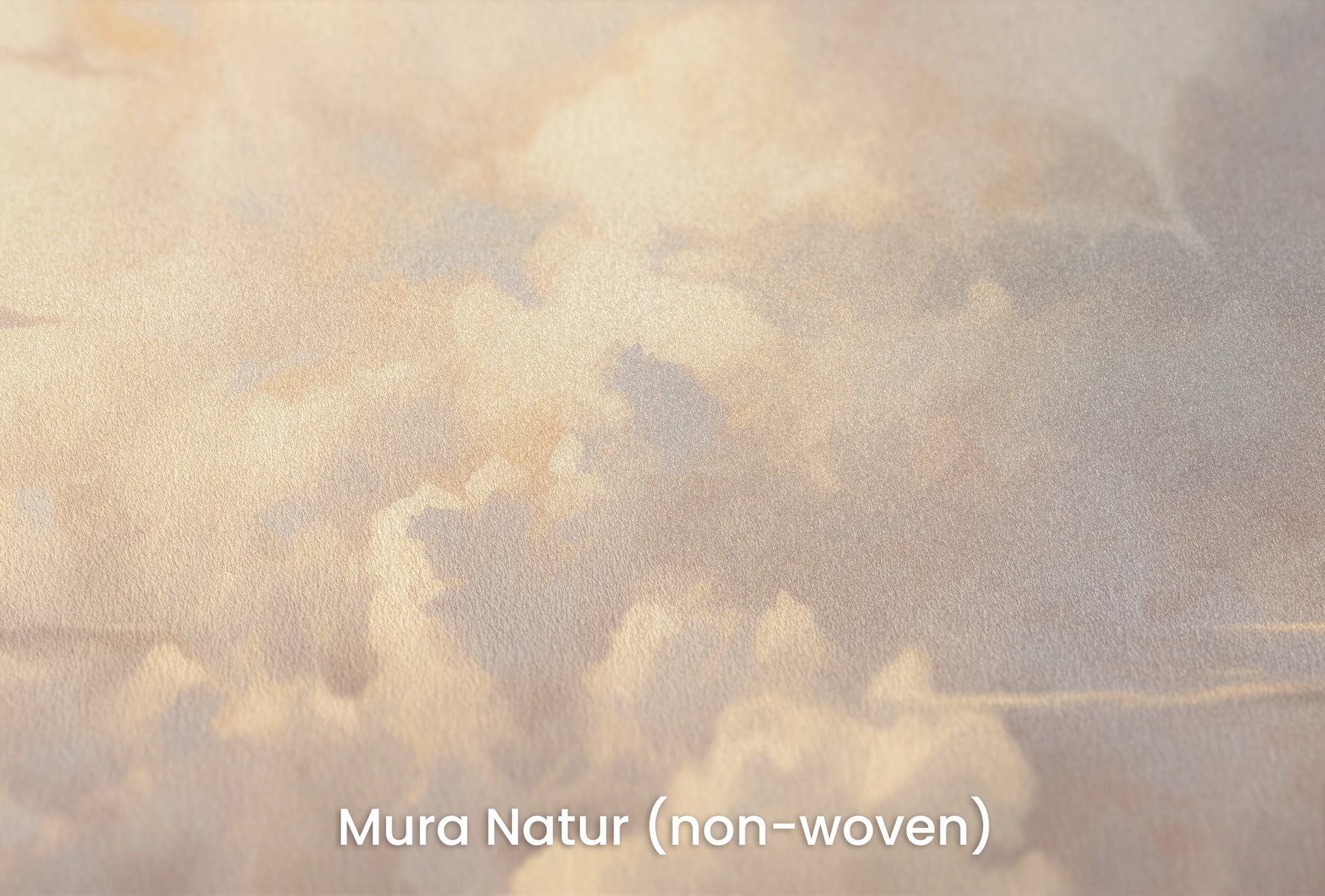 Zbliżenie na artystyczną fototapetę o nazwie Daybreak Delight na podłożu Mura Natur (non-woven) - naturalne i ekologiczne podłoże.