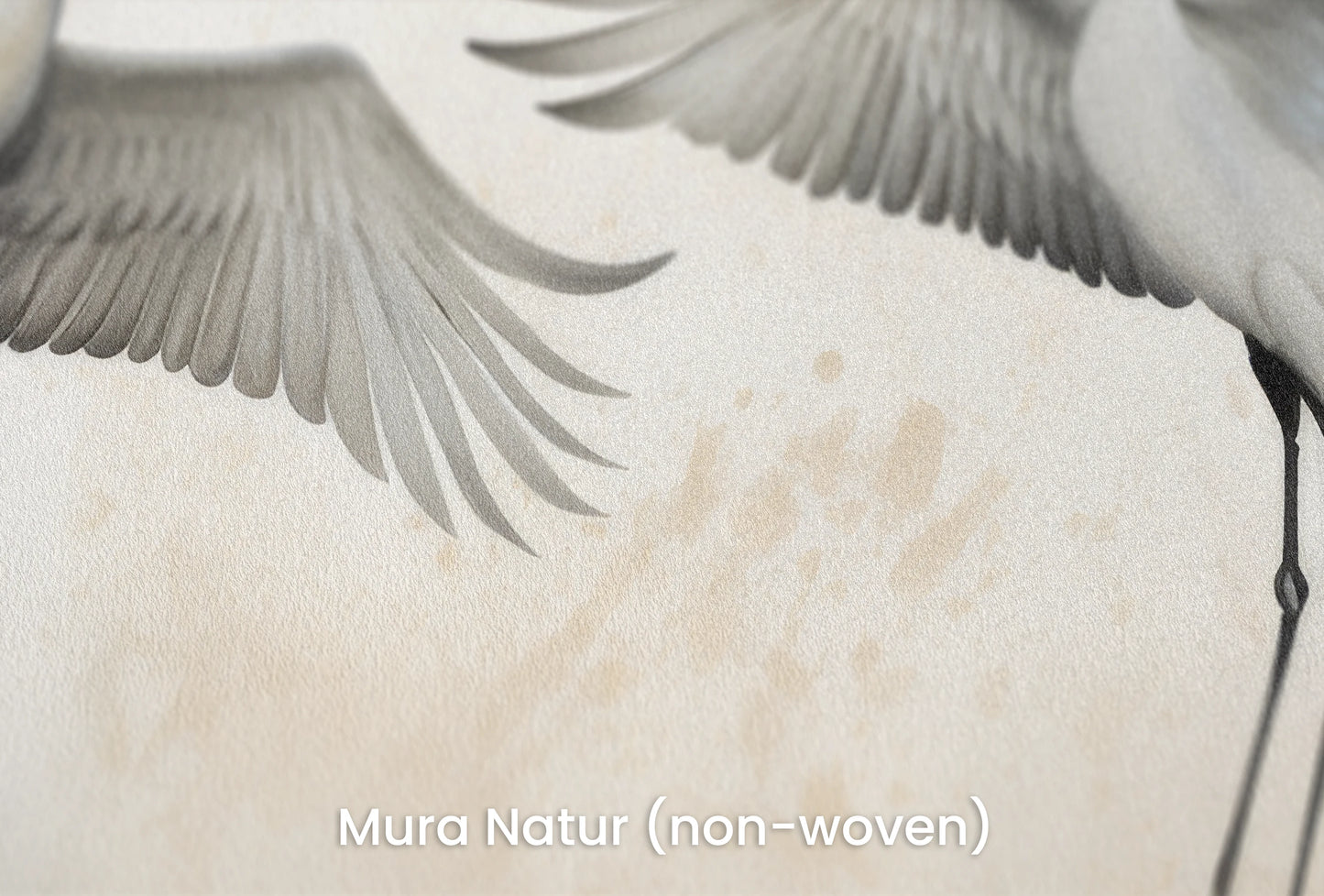 Zbliżenie na artystyczną fototapetę o nazwie Elegant Ascension na podłożu Mura Natur (non-woven) - naturalne i ekologiczne podłoże.