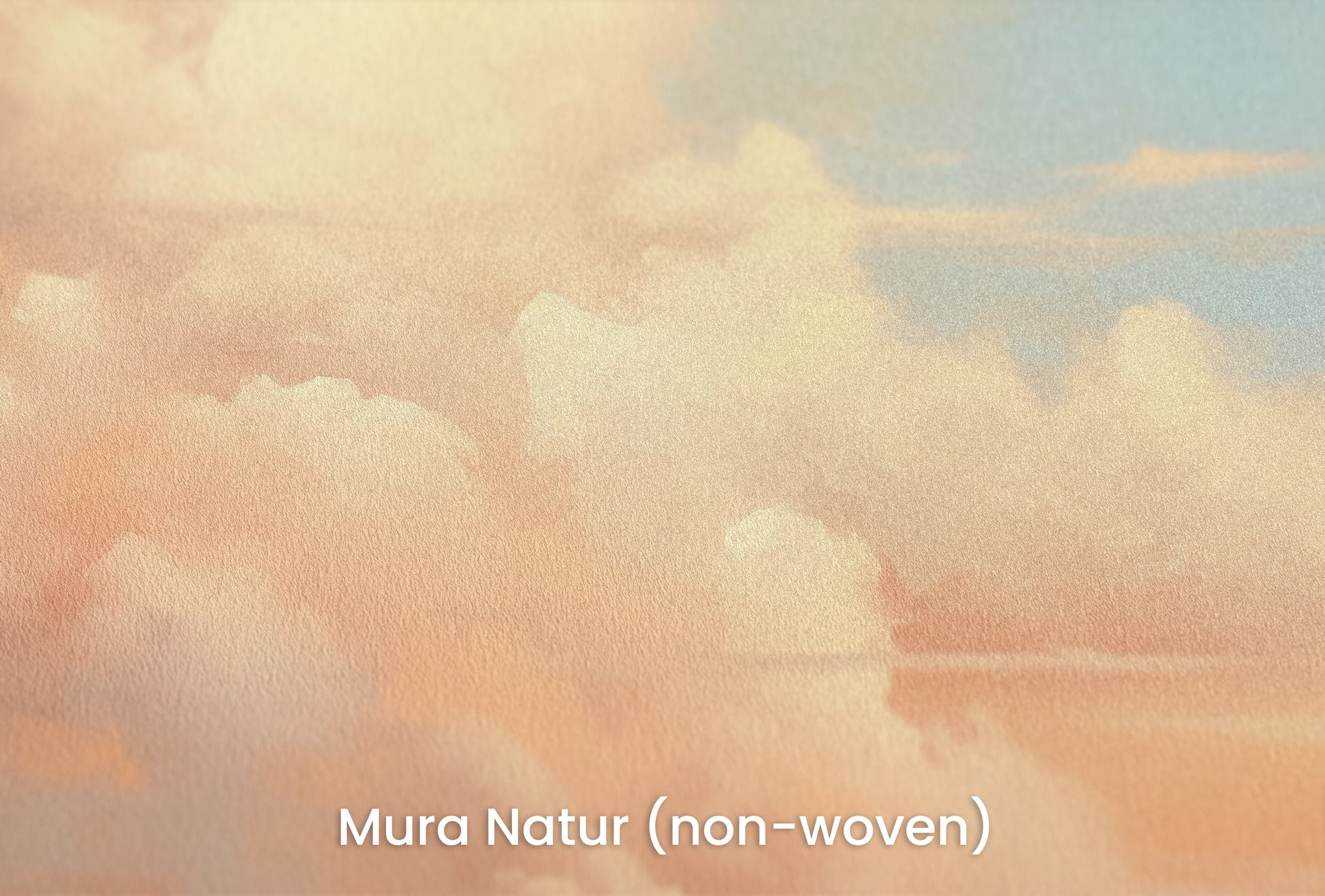 Zbliżenie na artystyczną fototapetę o nazwie Tranquil Dawn #2 na podłożu Mura Natur (non-woven) - naturalne i ekologiczne podłoże.